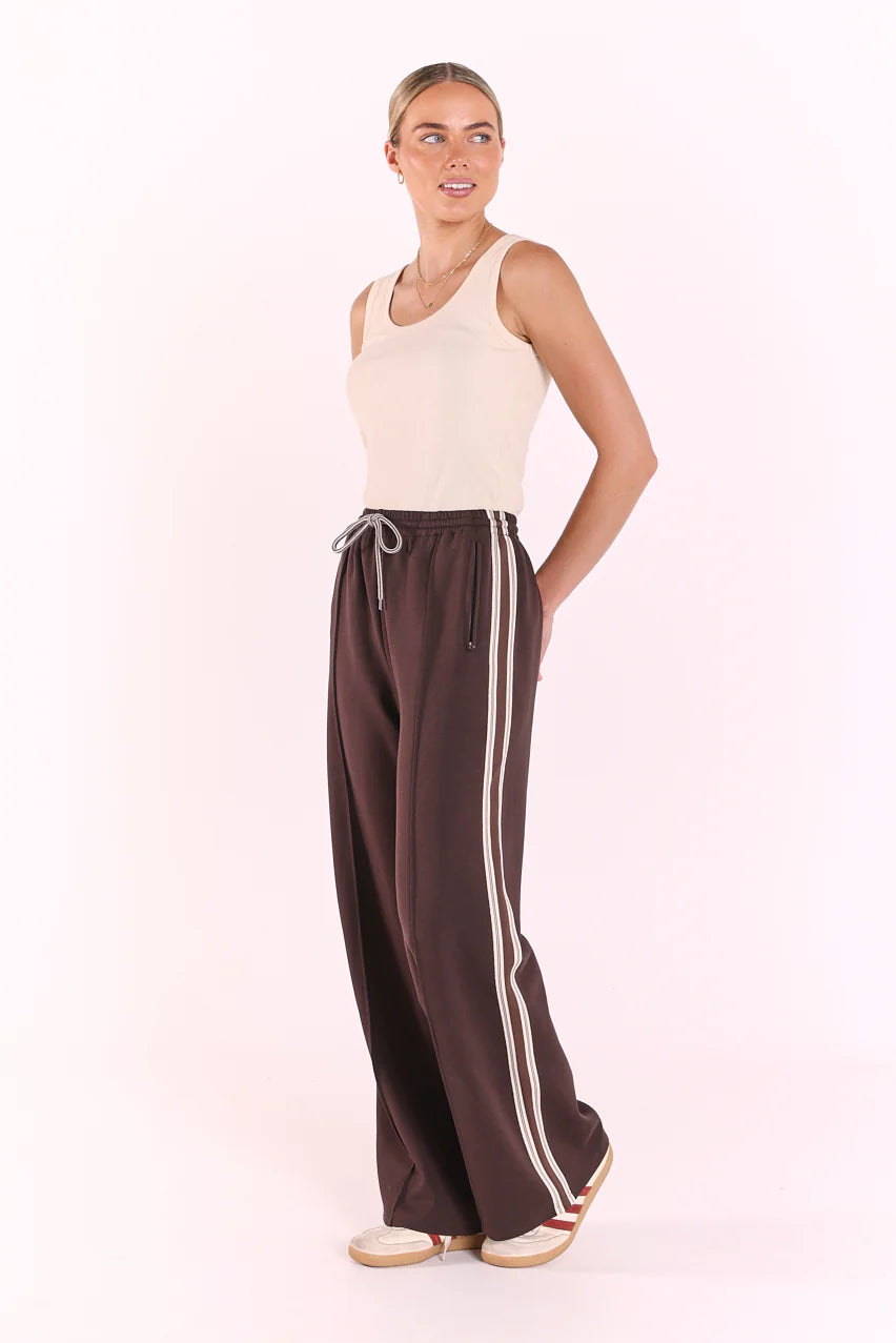 Noah Wide Pant - Luxe Dark Chocolate