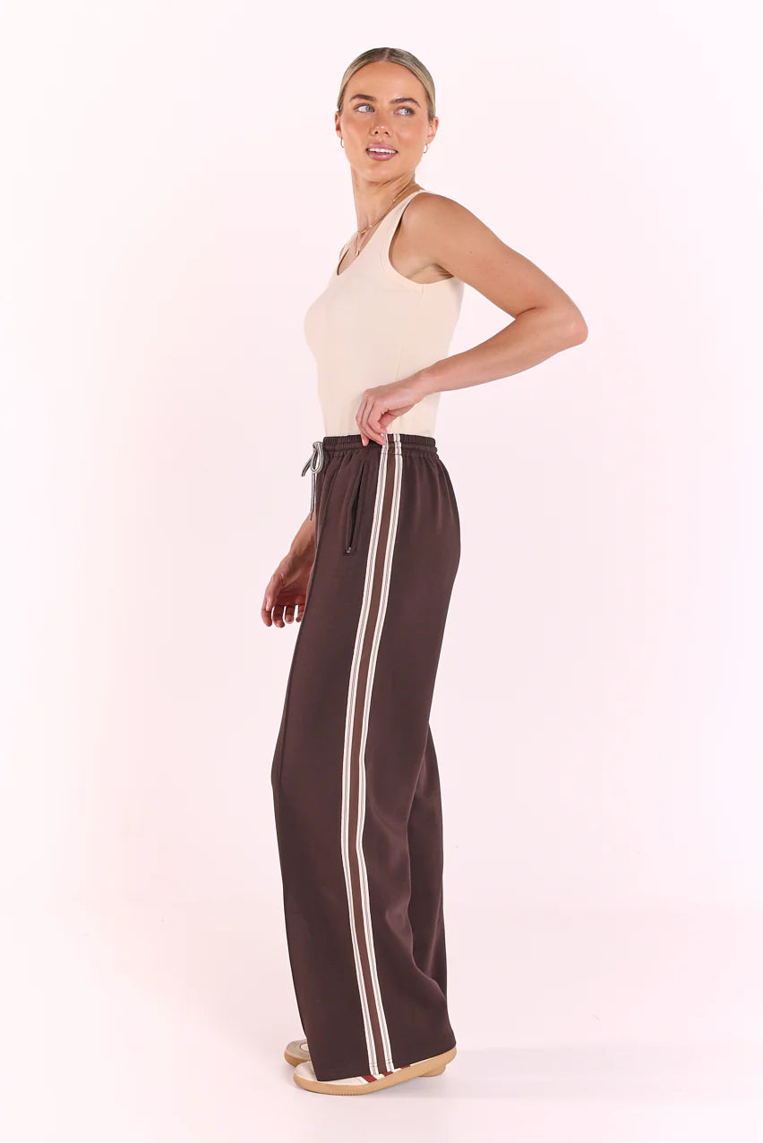 Noah Wide Pant - Luxe Dark Chocolate