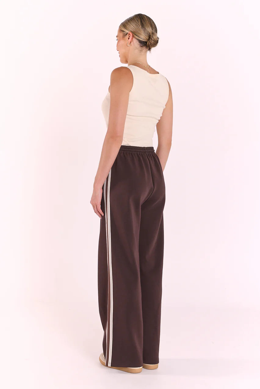 Noah Wide Pant - Luxe Dark Chocolate