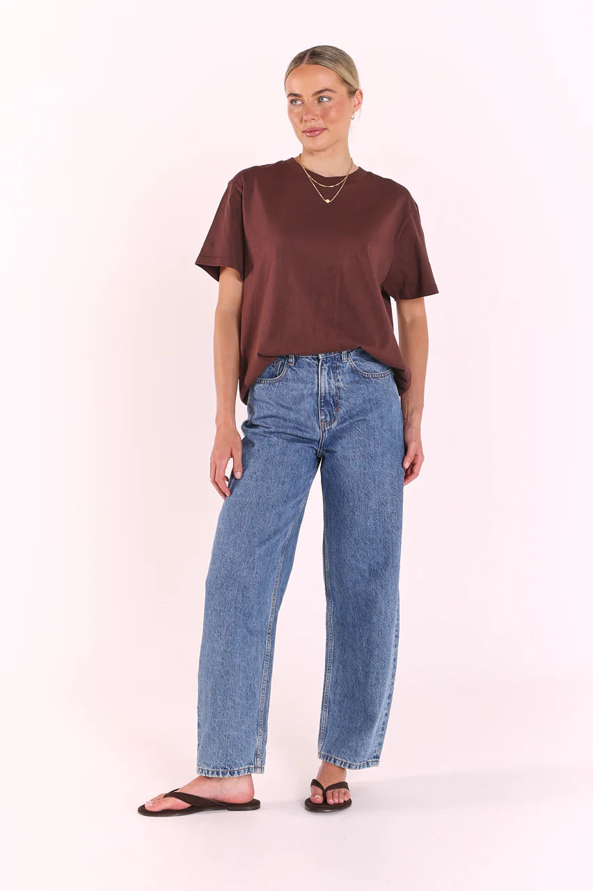 Lola Barrel Jean - Deep Blue