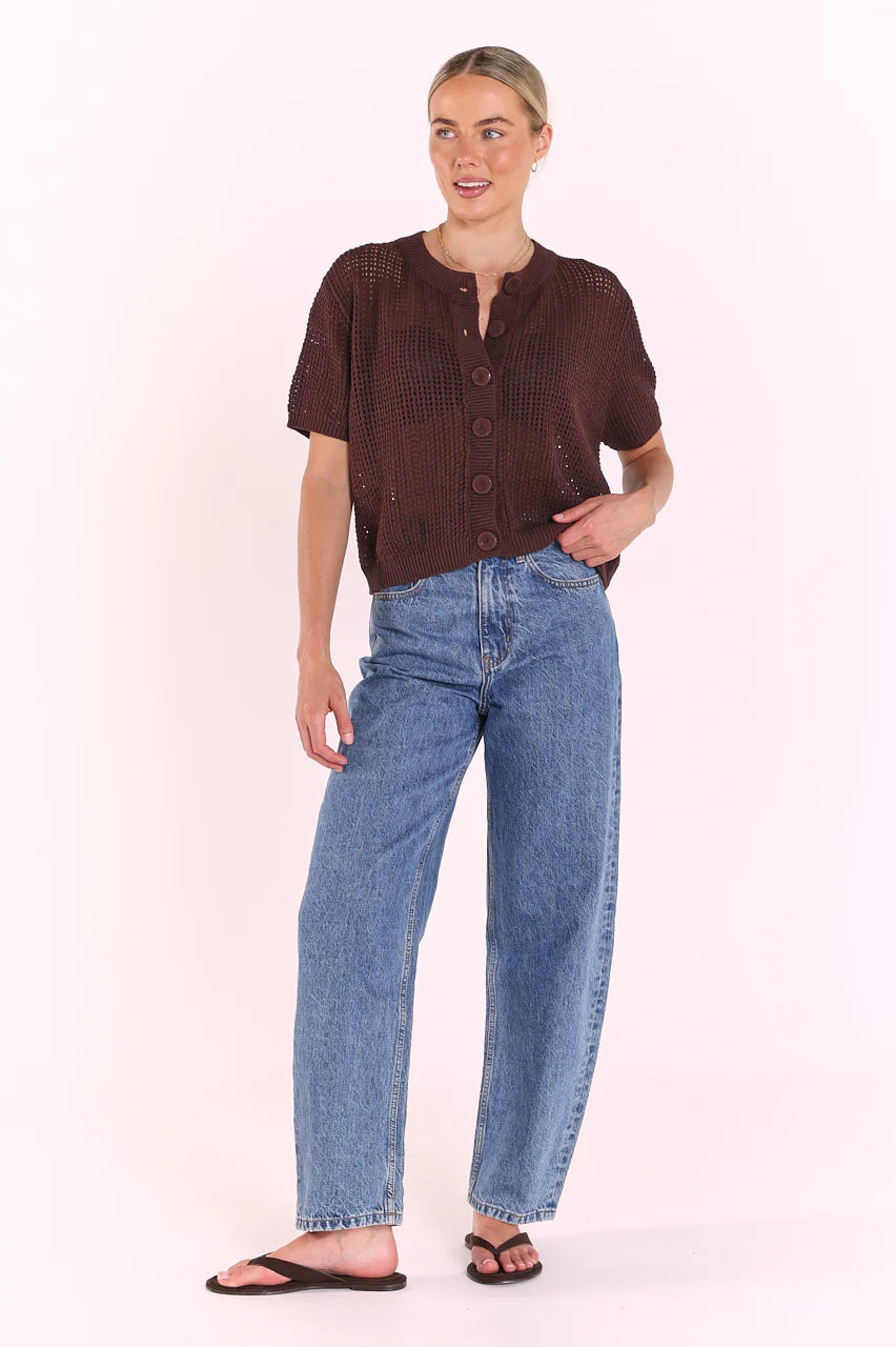 Lola Barrel Jean - Deep Blue