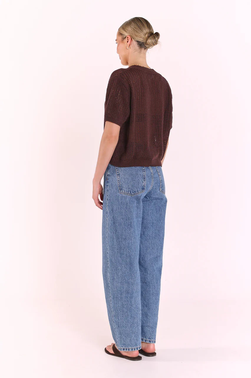 Lola Barrel Jean - Deep Blue