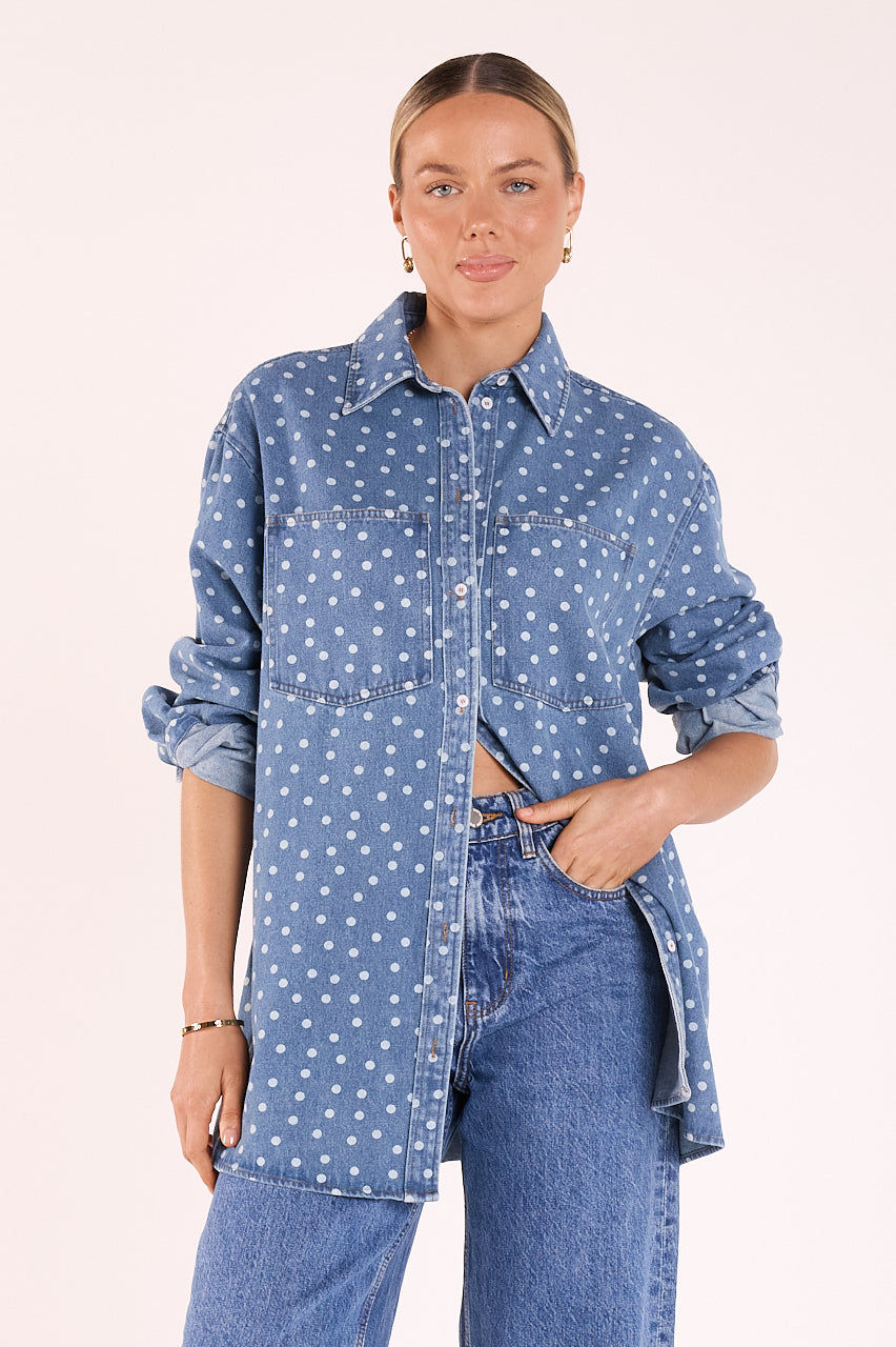 Violet Shirt - Denim Spot