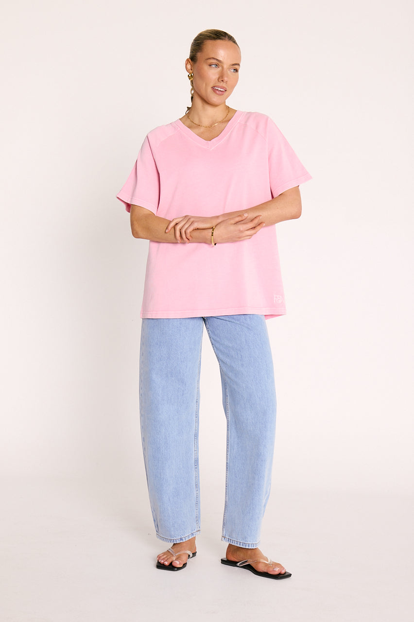 Feather & Noise Archer Tee - Pink, view 3
