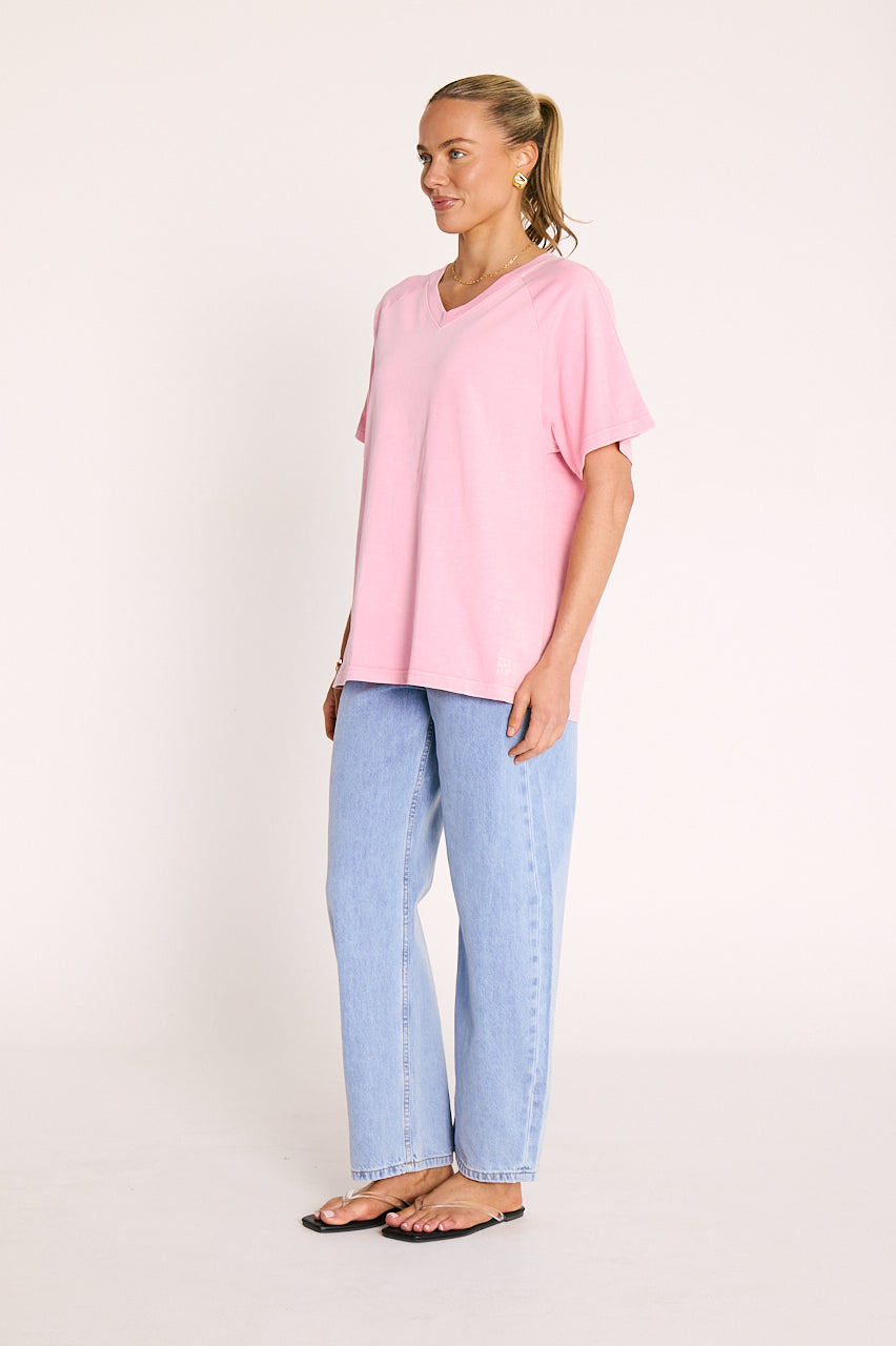 Feather & Noise Archer Tee - Pink, view 5