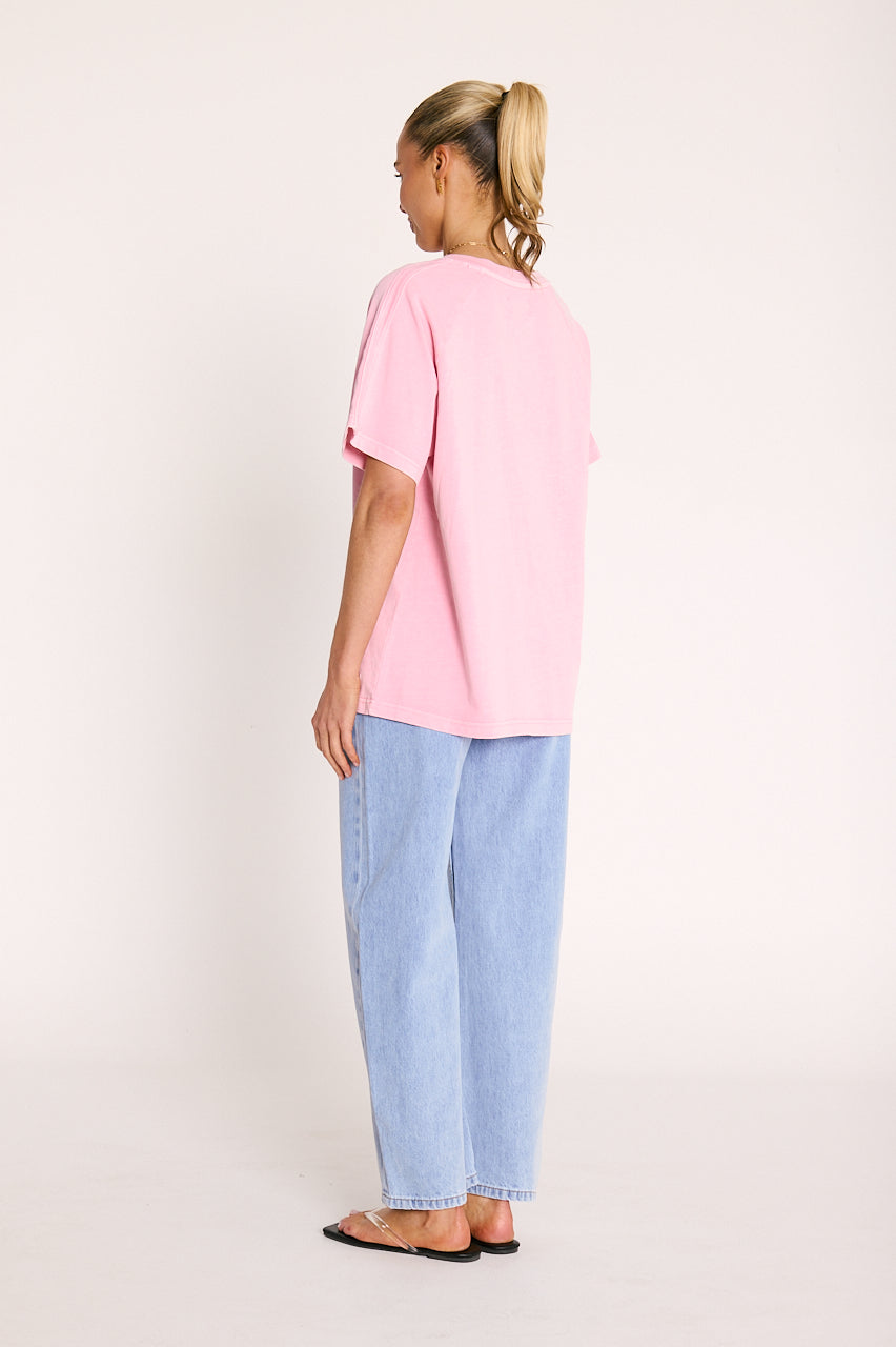 Feather & Noise Archer Tee - Pink, view 6