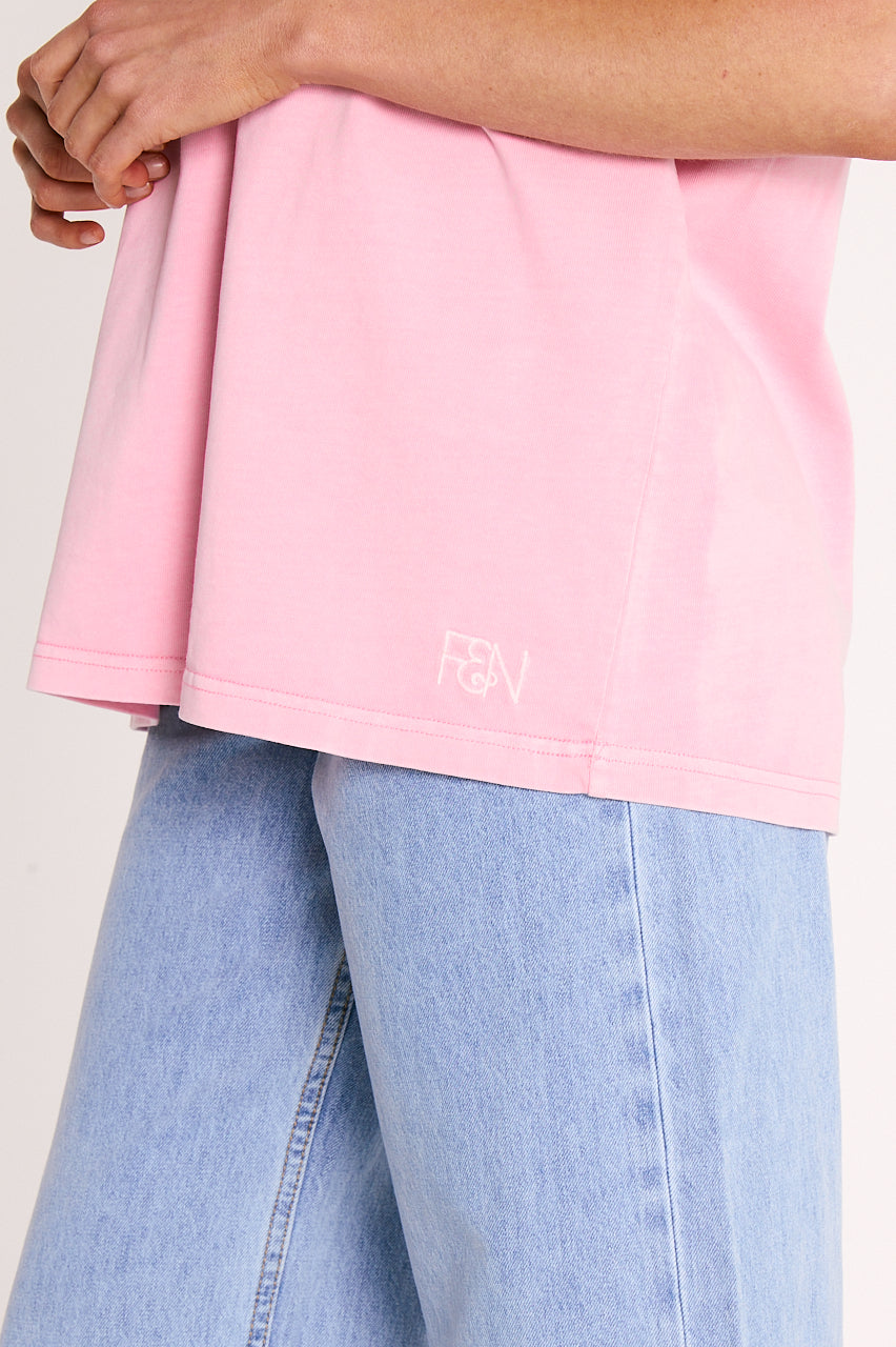 Feather & Noise Archer Tee - Pink, view 4