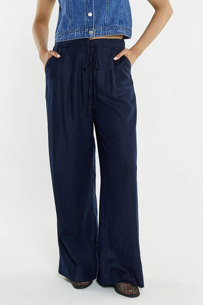 Beth Tailored Pant - Navy