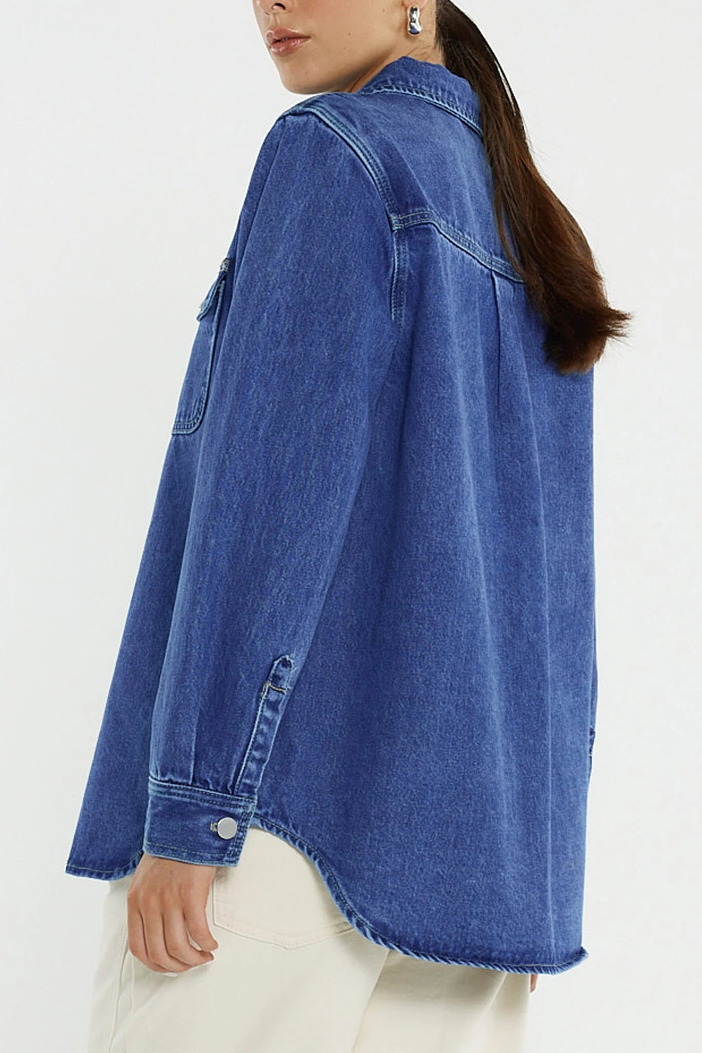 Aveline Denim Shirt - Classic Blue
