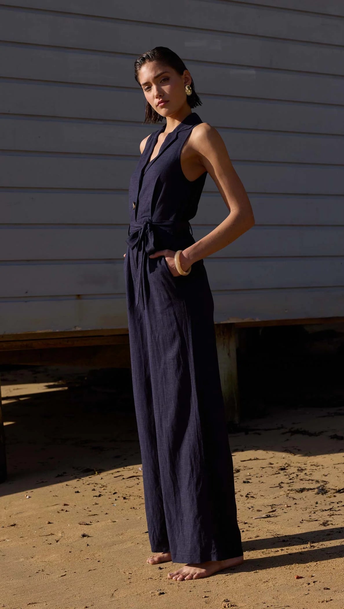 Alora Jumpsuit - Navy