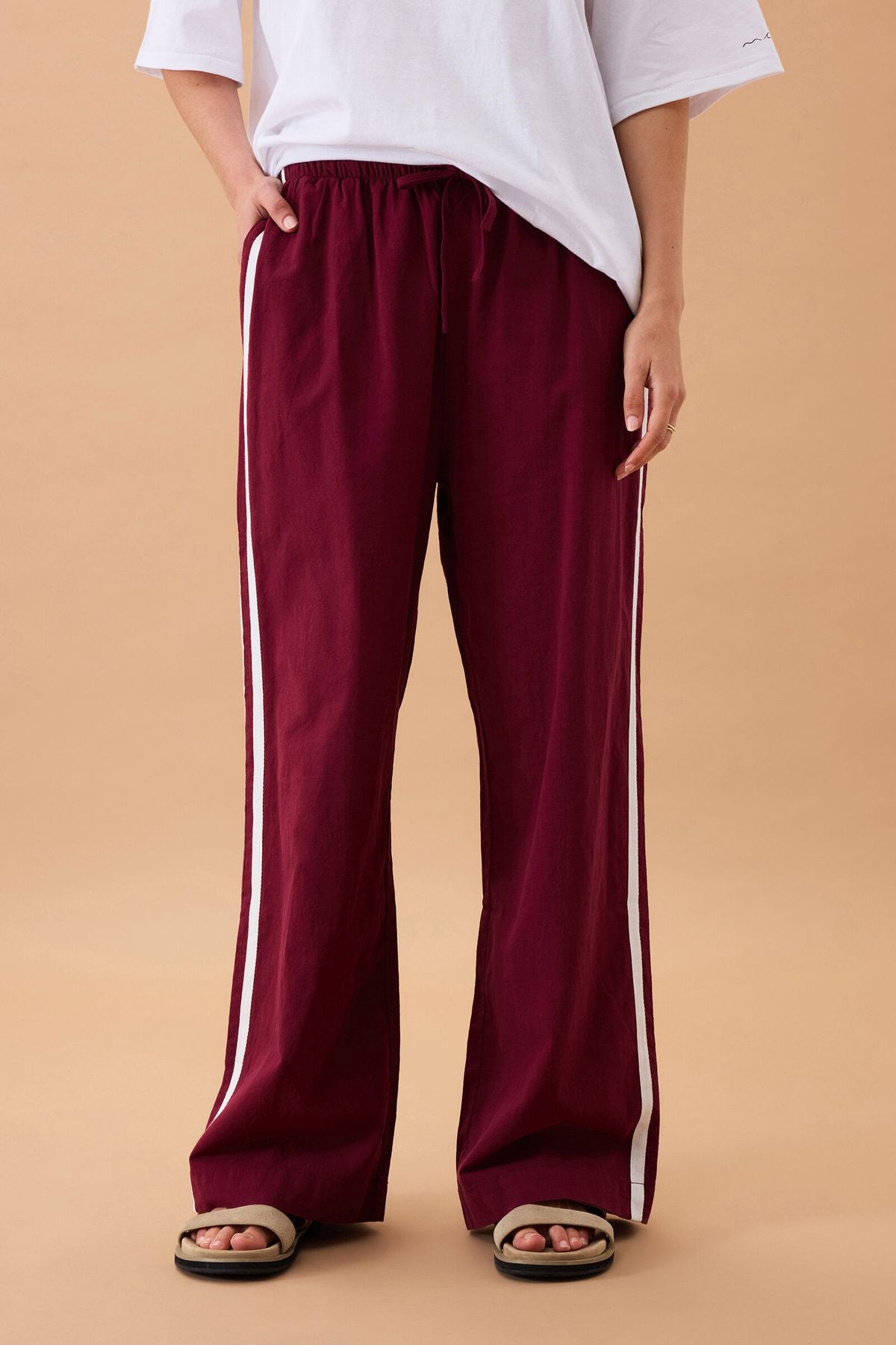 Resort Pant  -Pomegranate