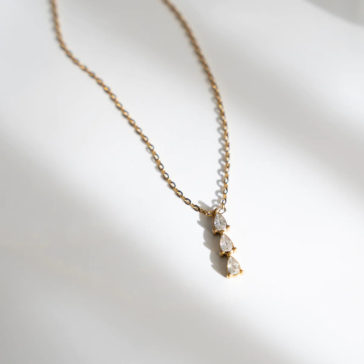 Trois Necklace - Gold