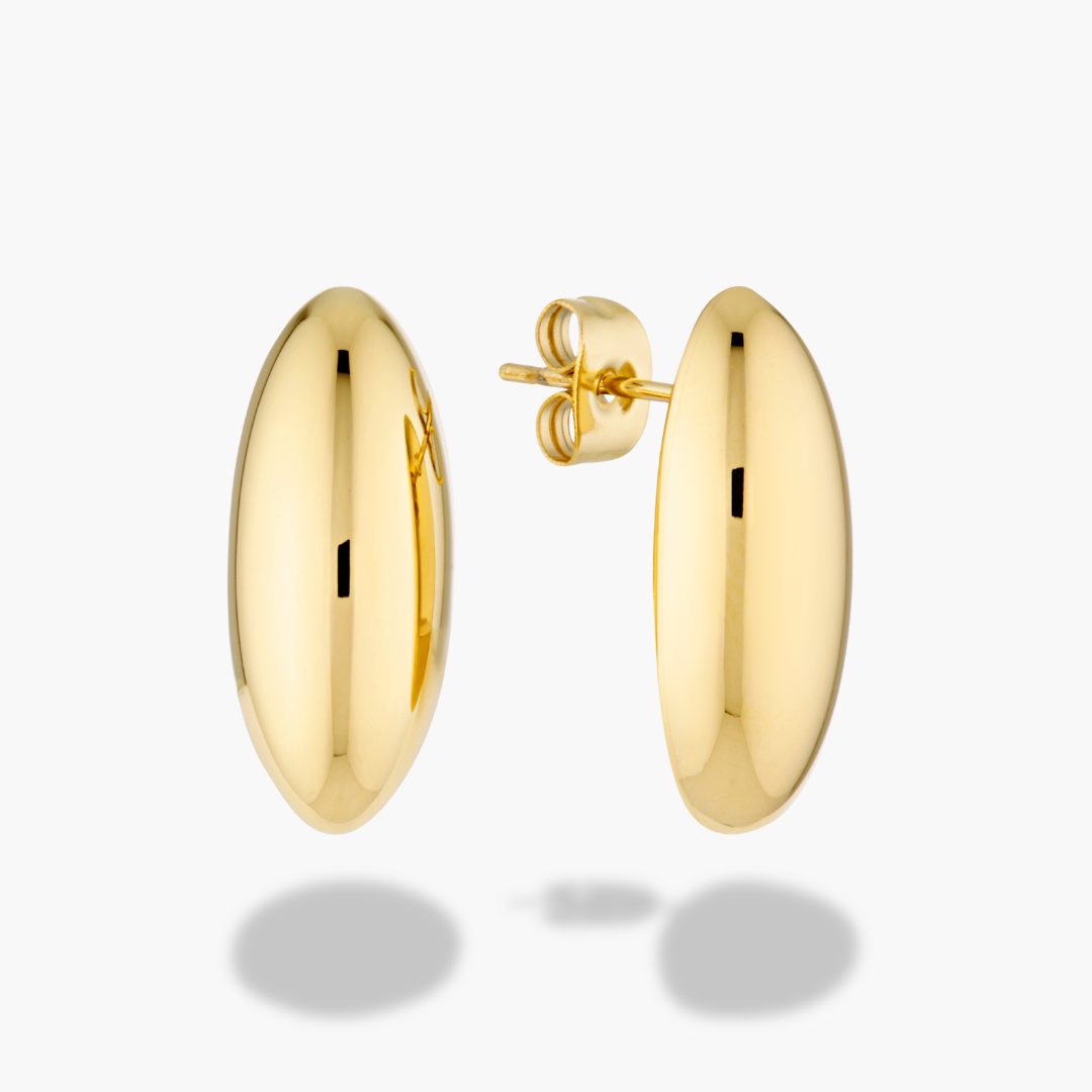 Luella Grain Studs - Gold
