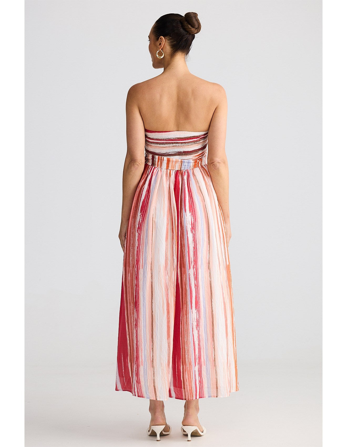 Avalon Dress - Painterly Stripe