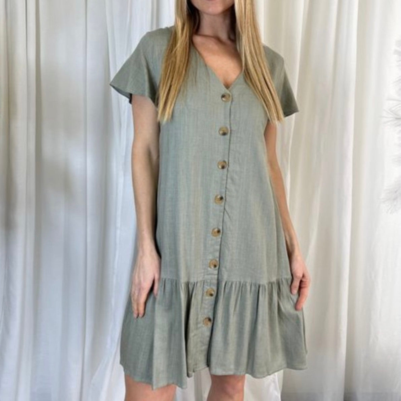 Claire dress  - Khaki