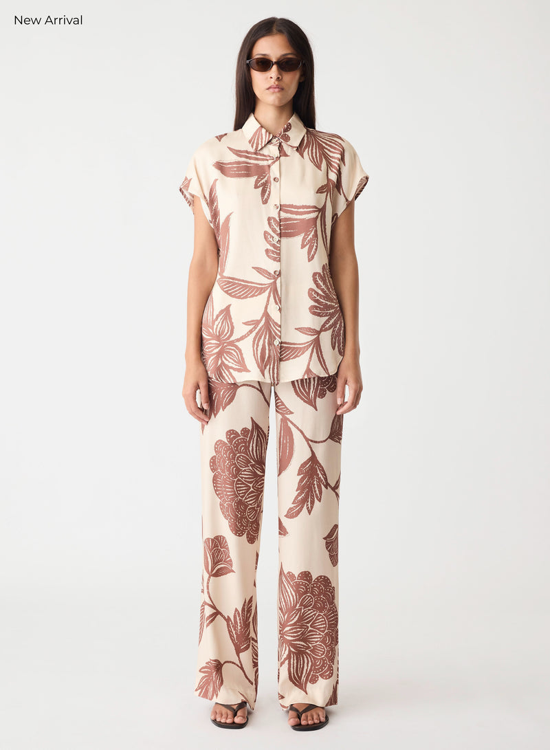 Esmaee Dune Shirt - Dune, front view