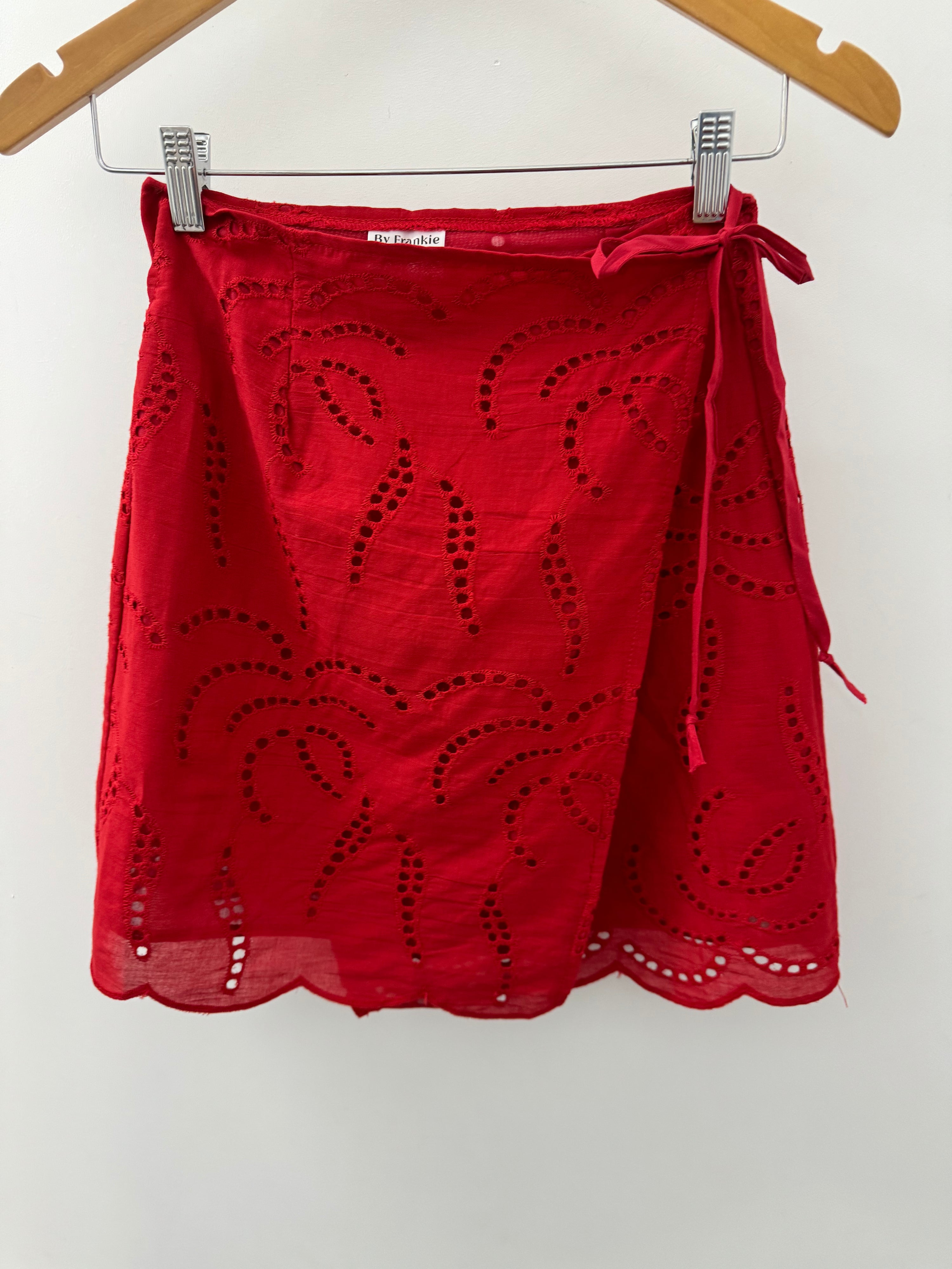 Madrid Wrap Skirt - Red