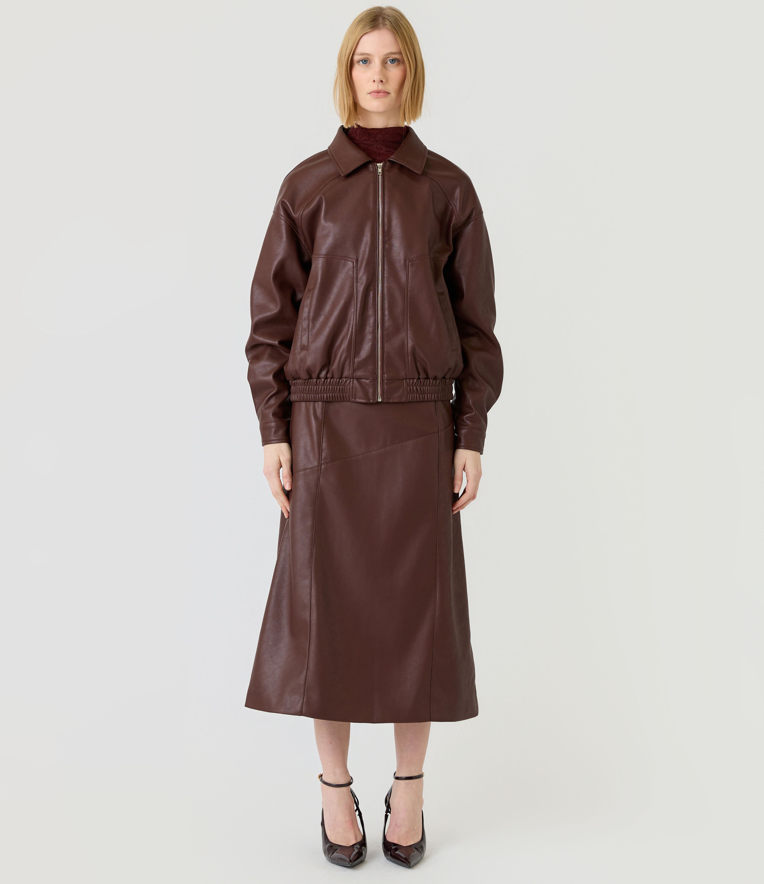 Clea Jacket - Mulberry