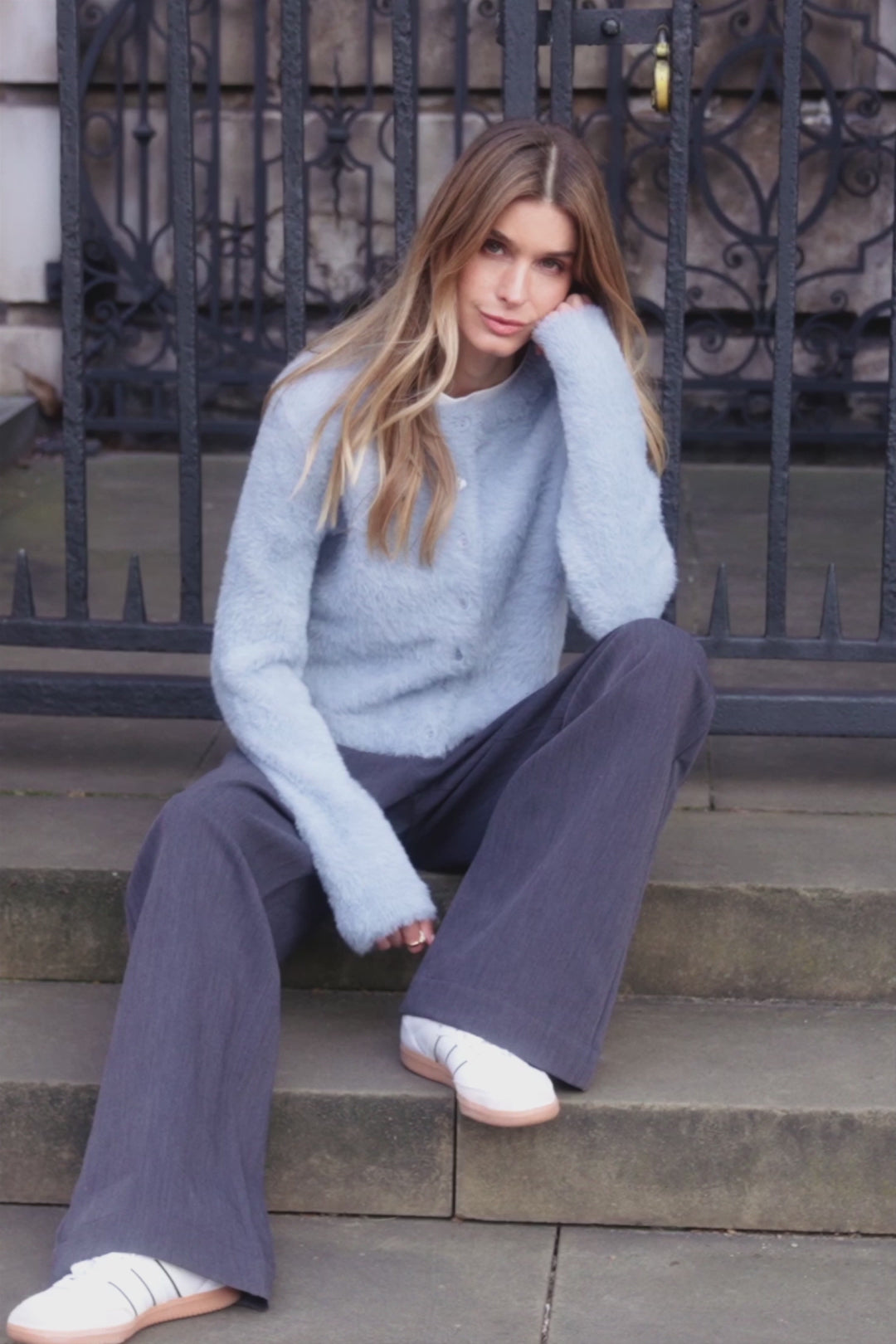 Sequel Cardigan - Light Blue