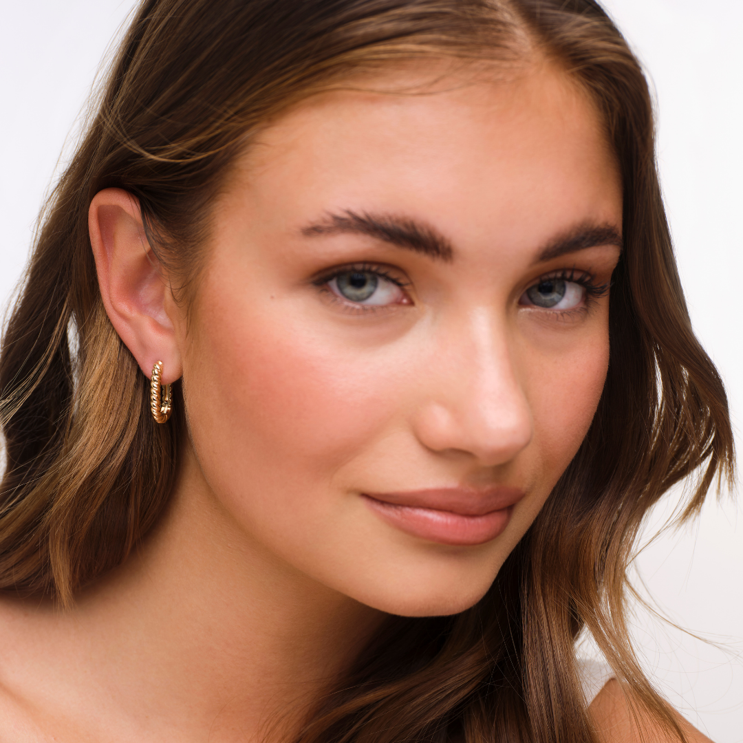 Libby Twisty Earrings - Gold