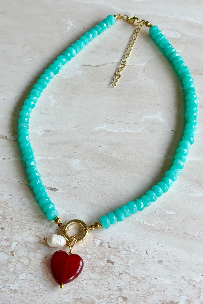 Santorini Heart Necklace