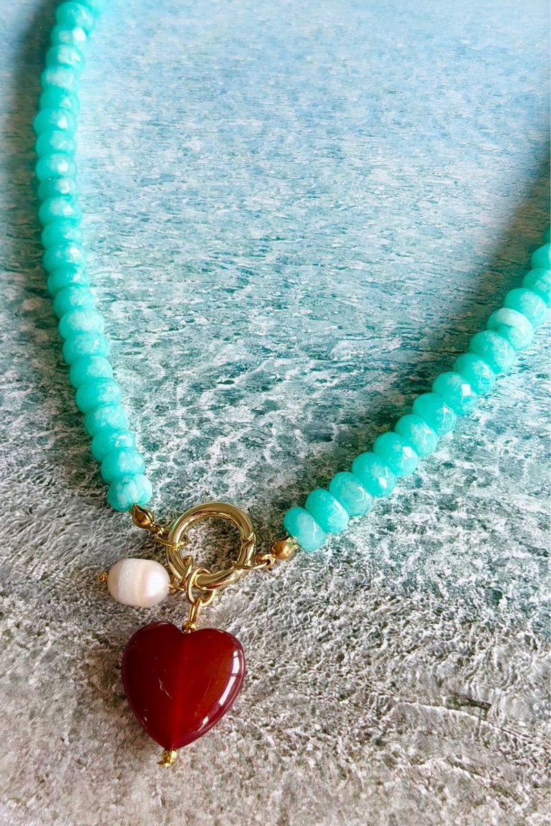 Santorini Heart Necklace