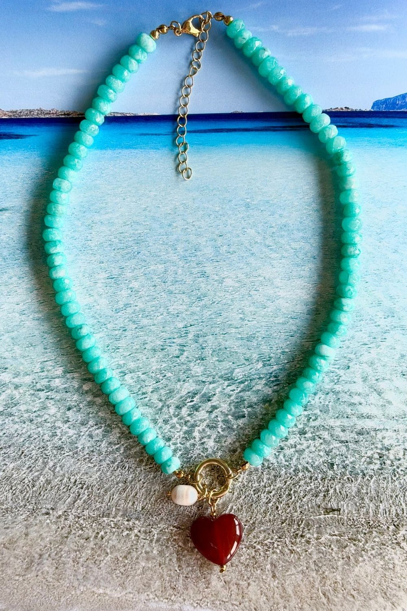 Santorini Heart Necklace
