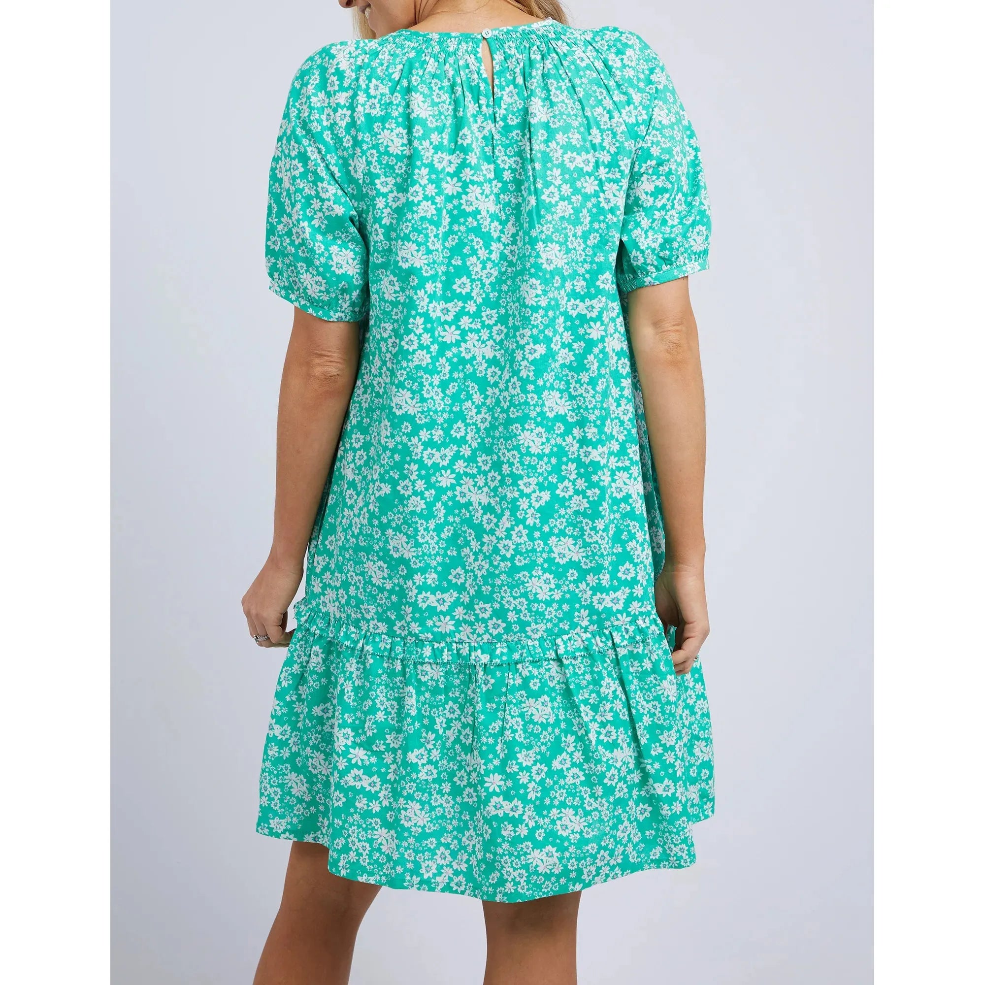 Bloom Dress -  Emerald Print