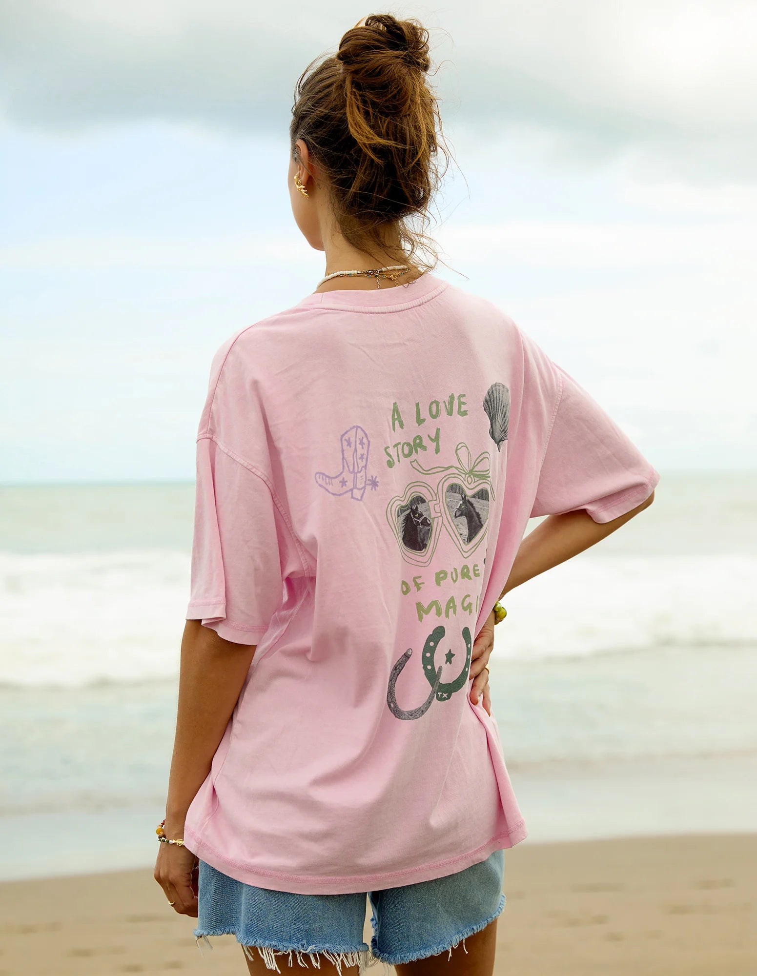 Coastal Ranger Tee -Bubblegum Pink