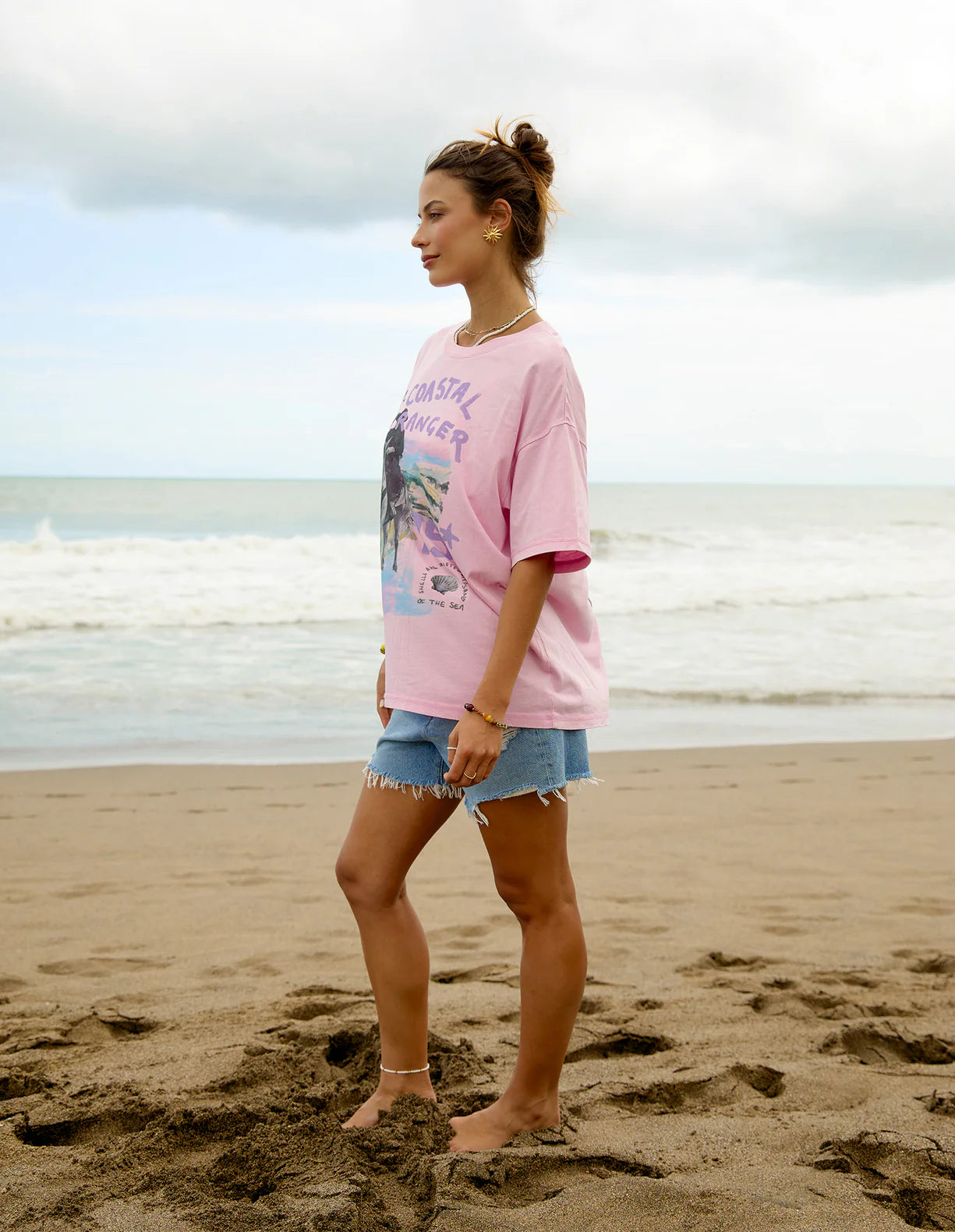 Coastal Ranger Tee -Bubblegum Pink