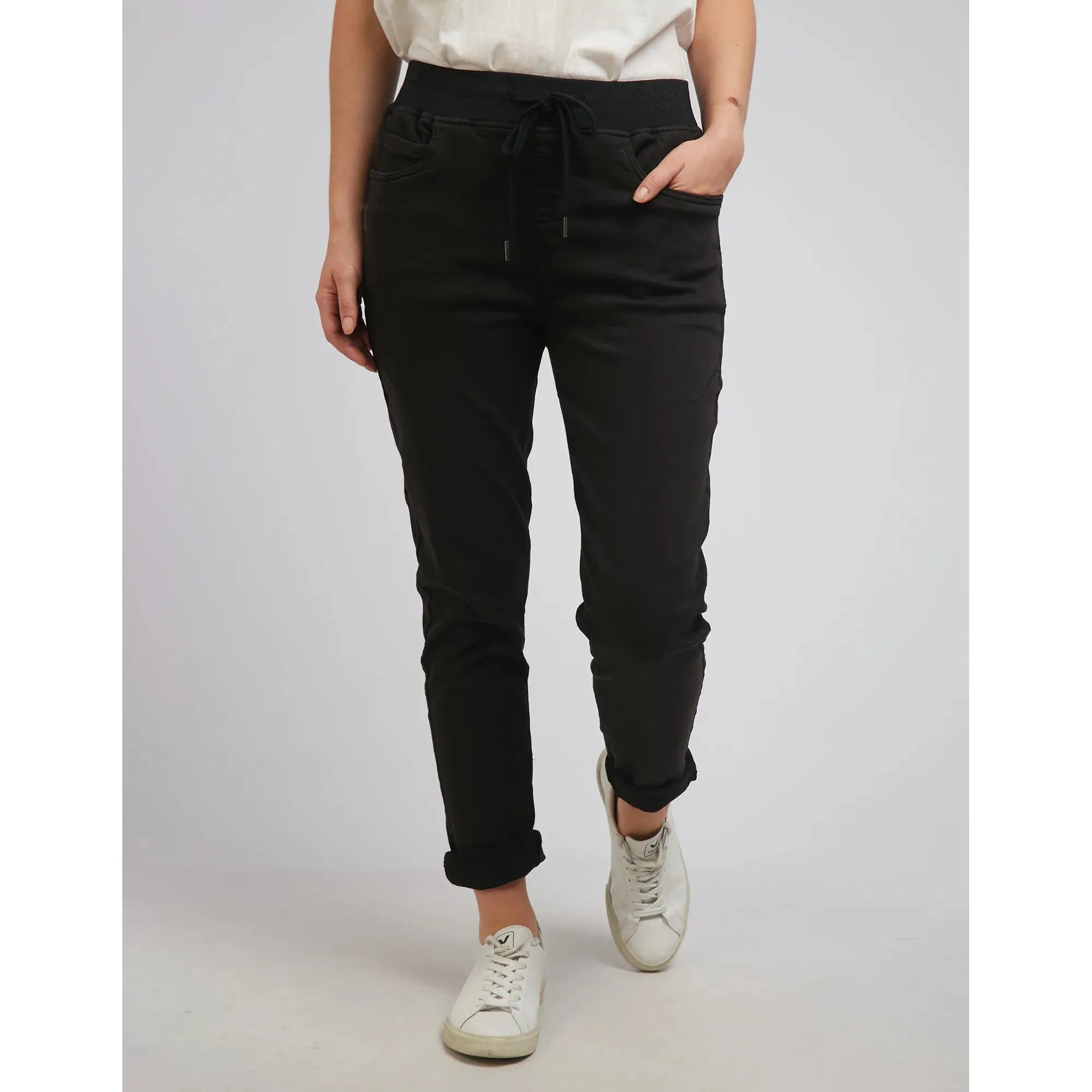 Foxwood, Everyday Pant, Black