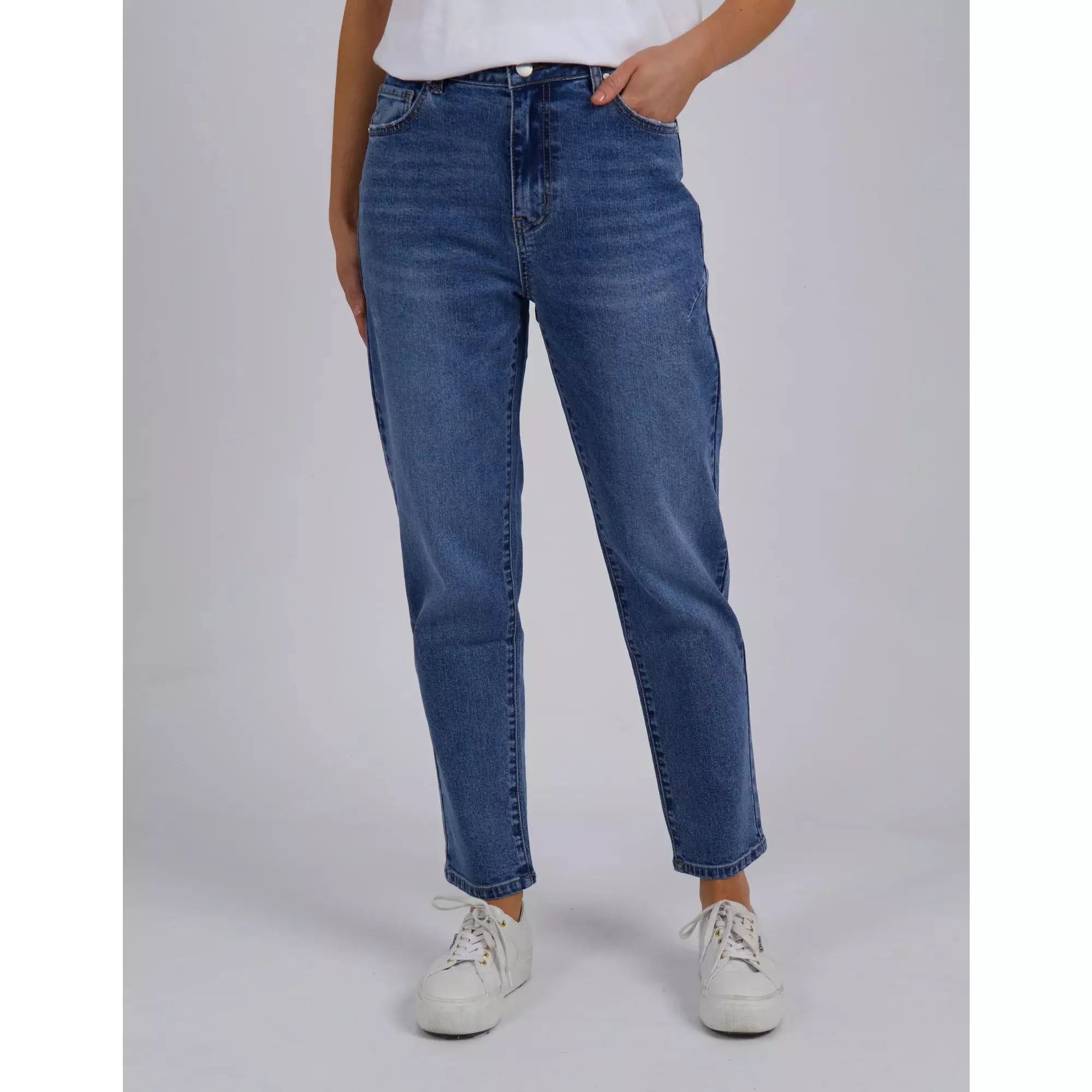 Barkly Straight Leg Jean - Vintage Mid Blue