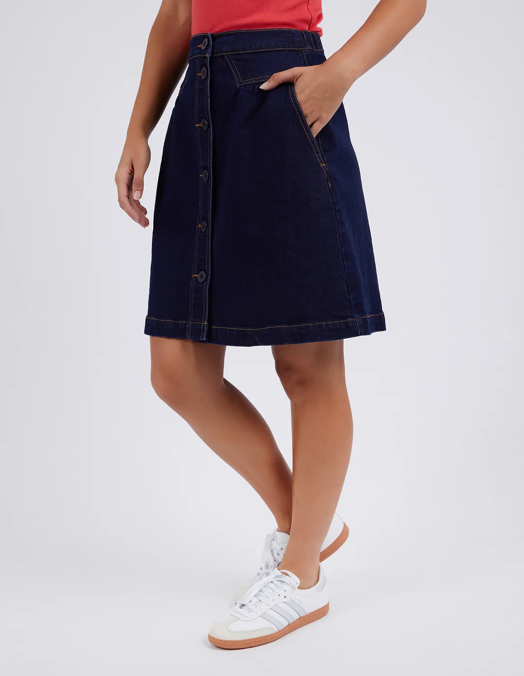 Amanda Skirt - Indigo Denim