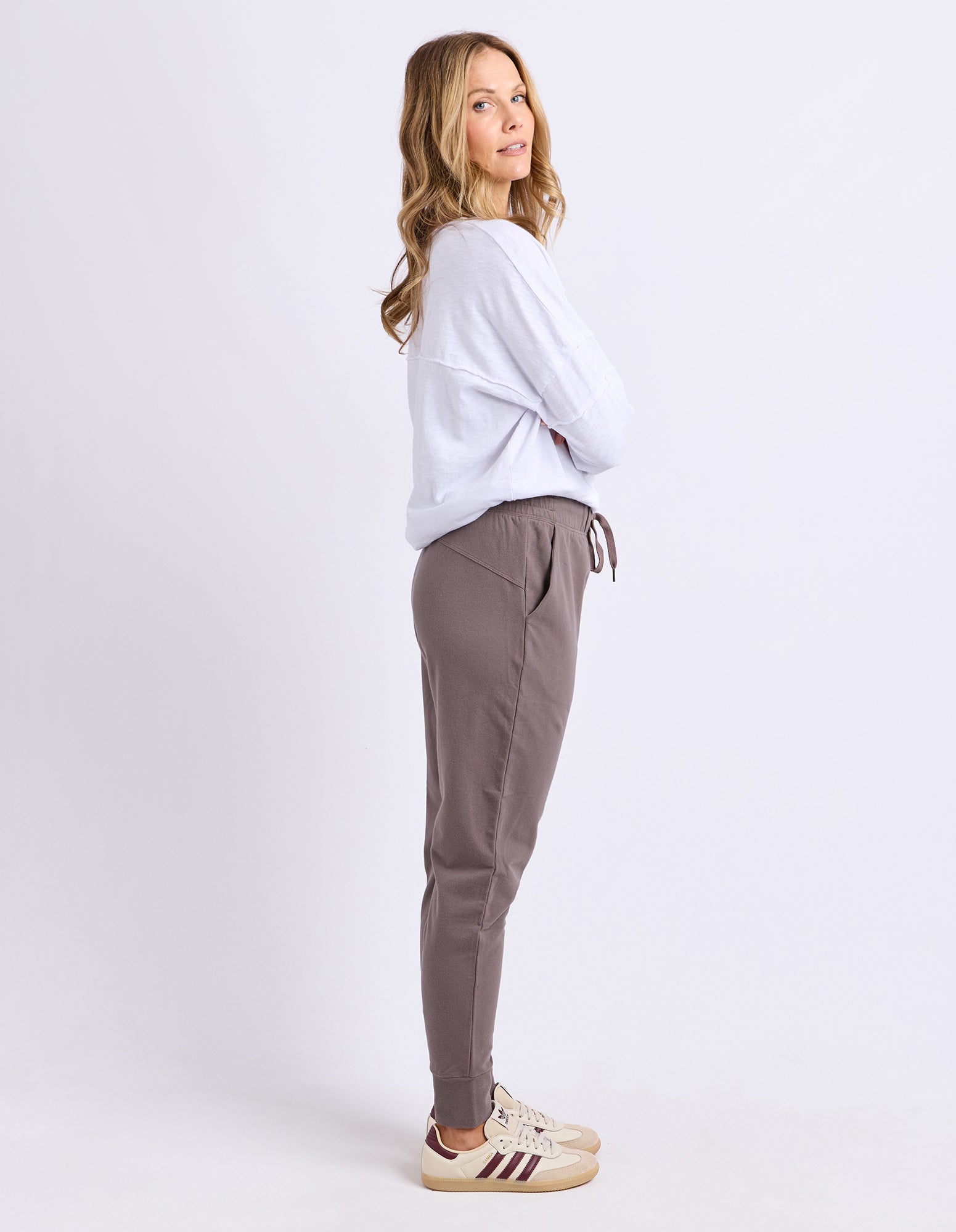 Lazy Days Pant - Stone Grey