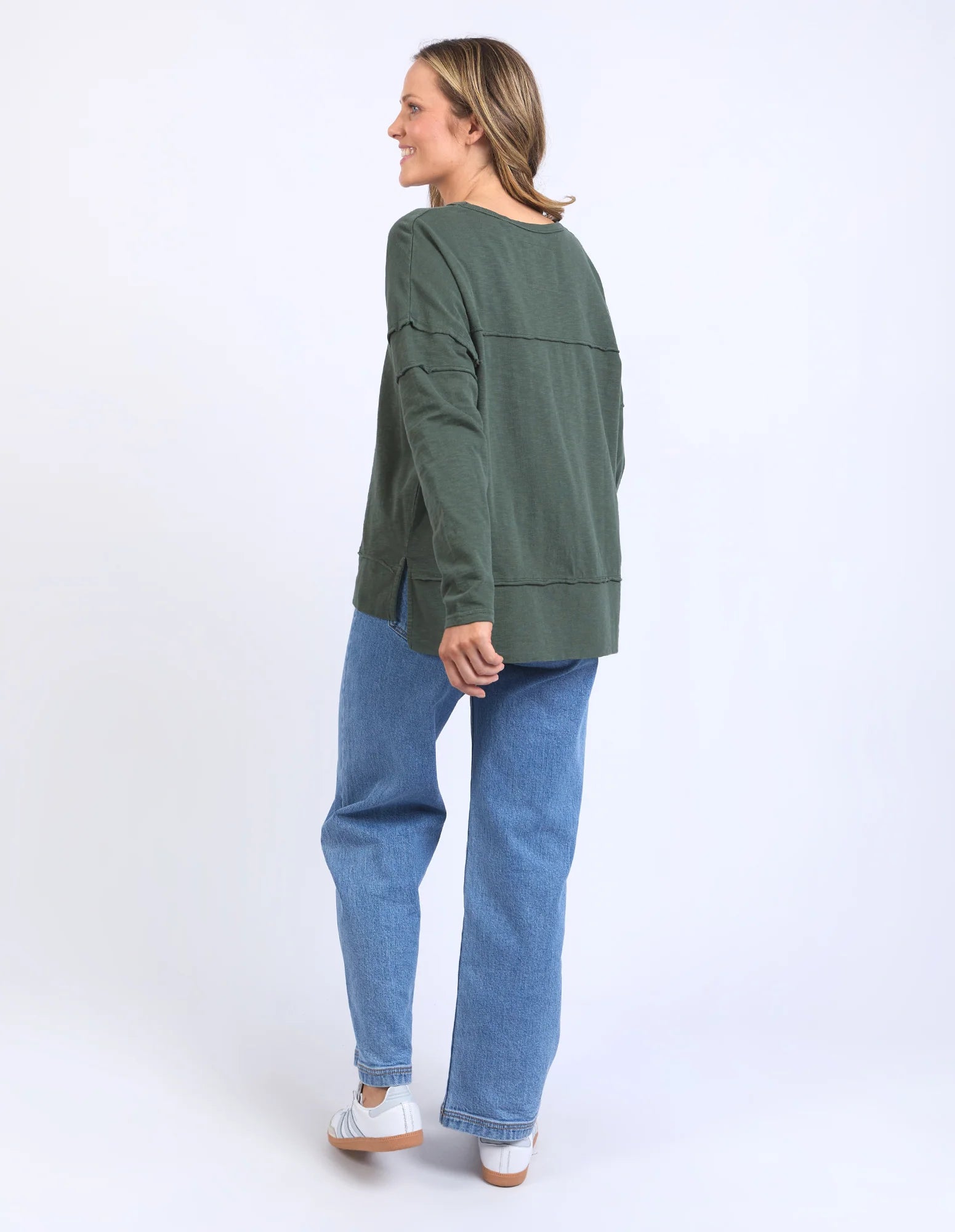 Jayne Throw On Top - Khaki