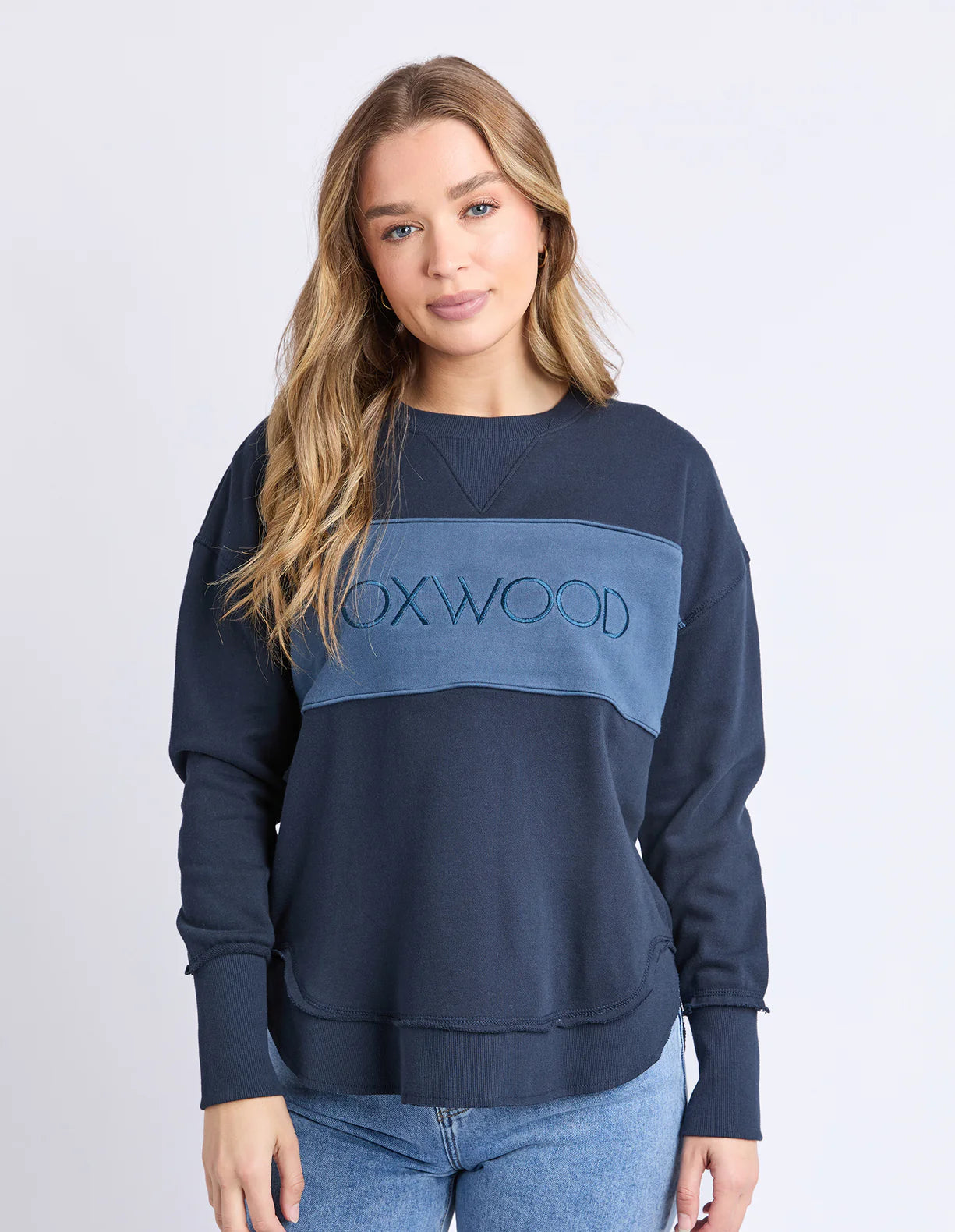 Simplified Tonal Crew - Navy