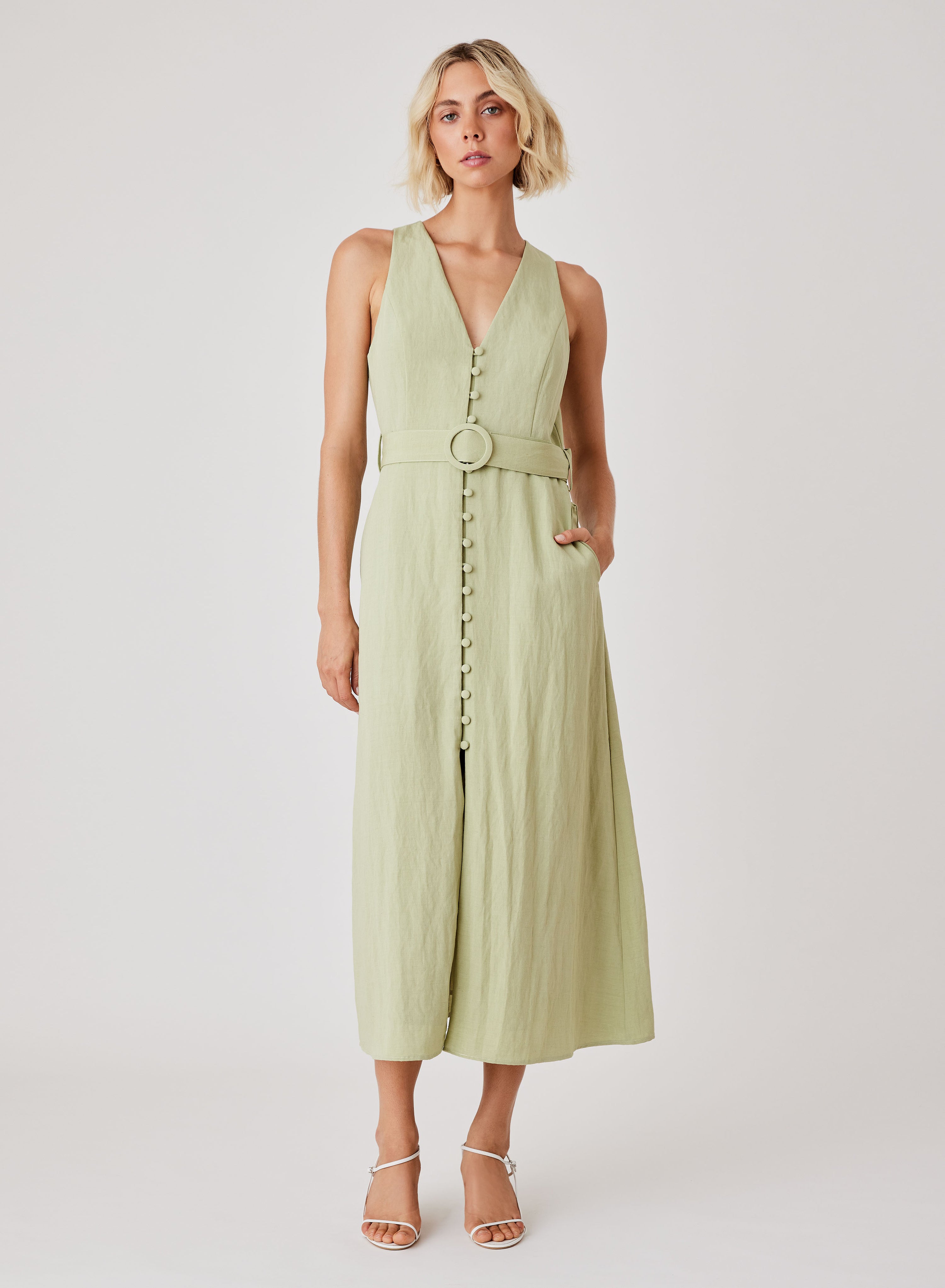 Ritual Midi Dress - Fern