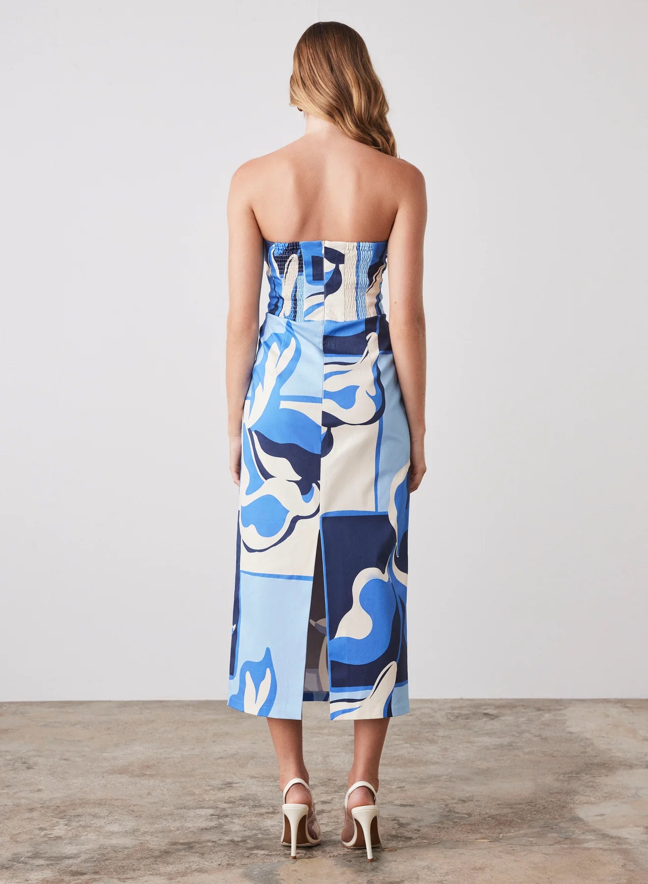 Daybreak Bandeau Dress - Daybreak Print