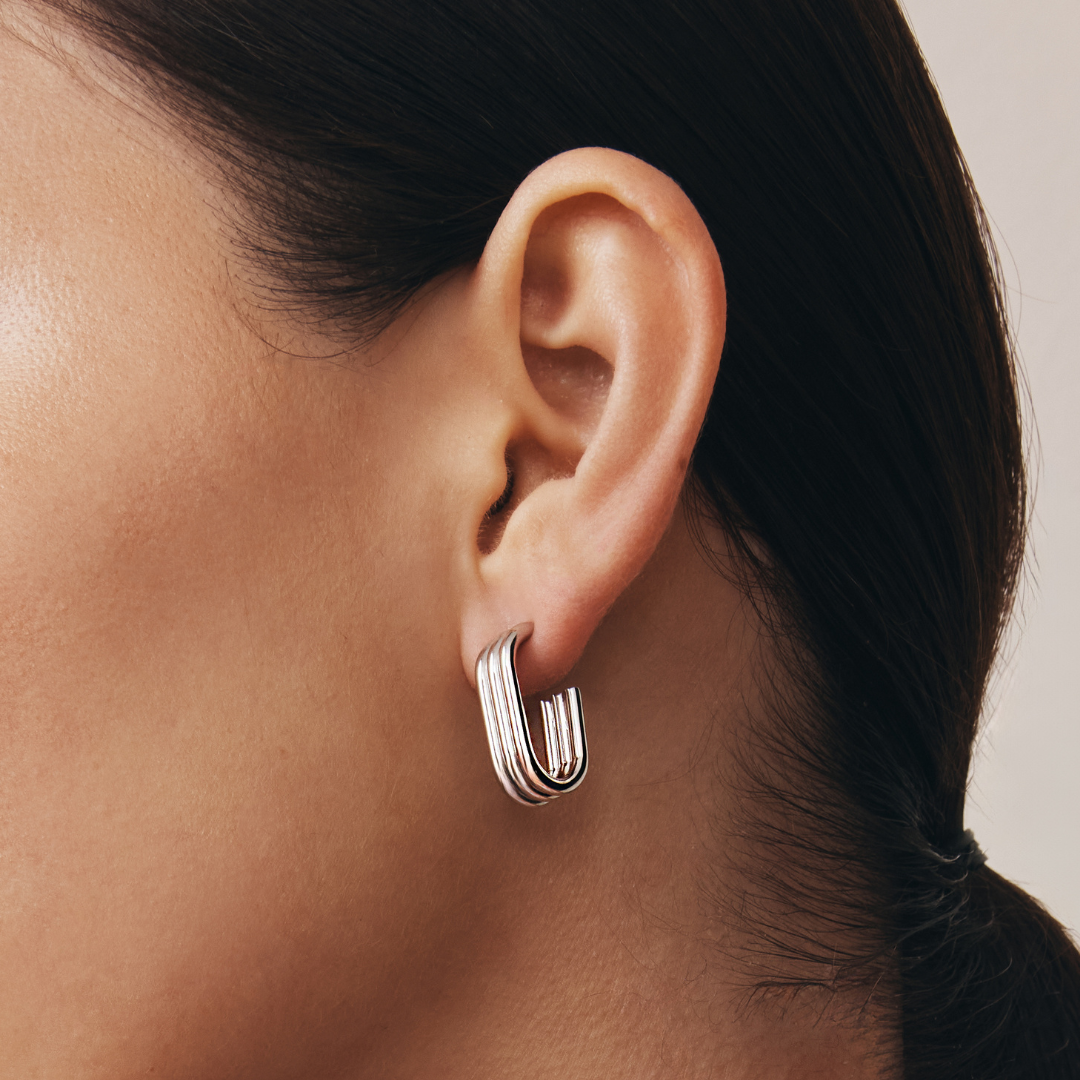 Claudia Earrings - Silver