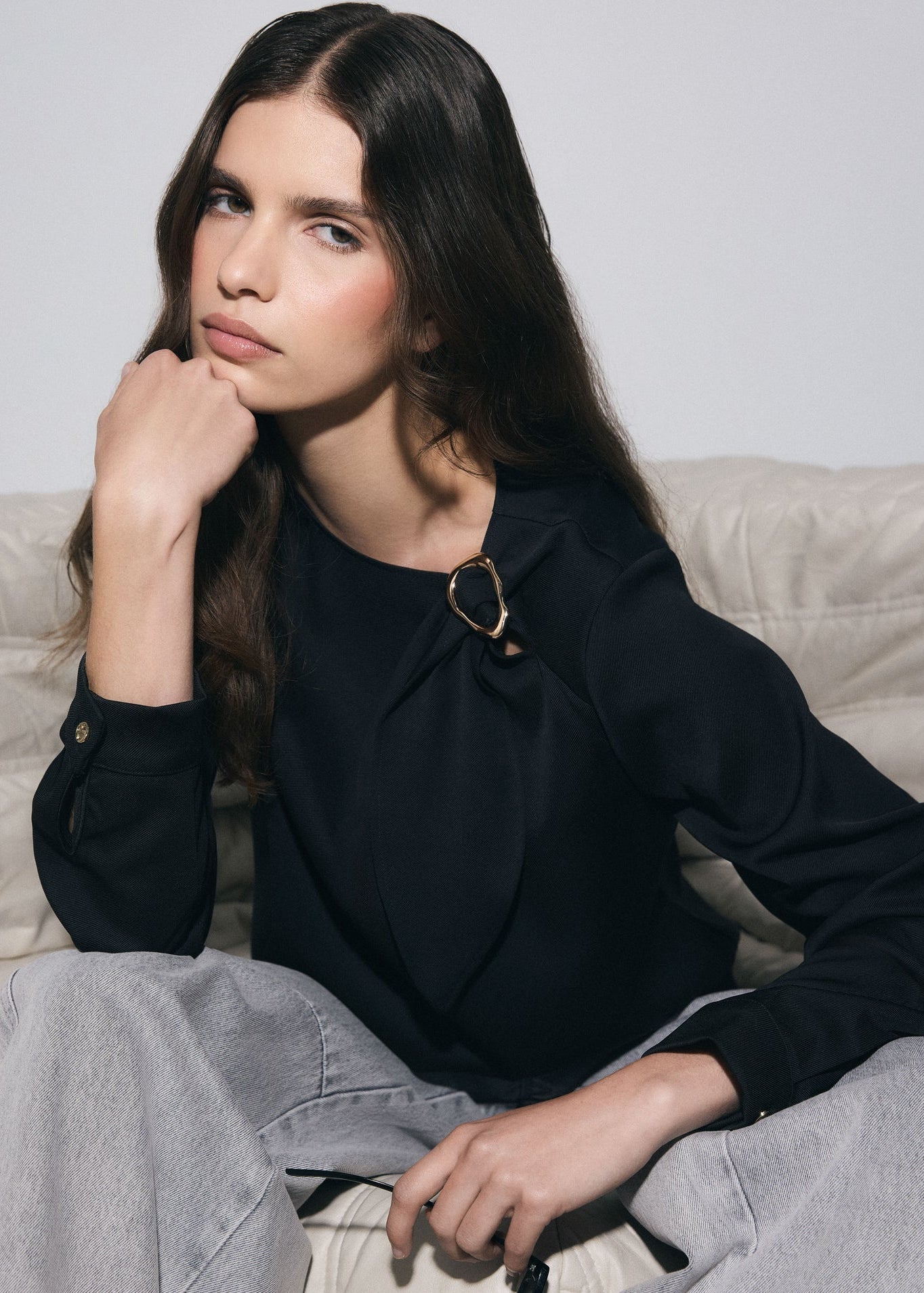 Equivalent Blouse - Black