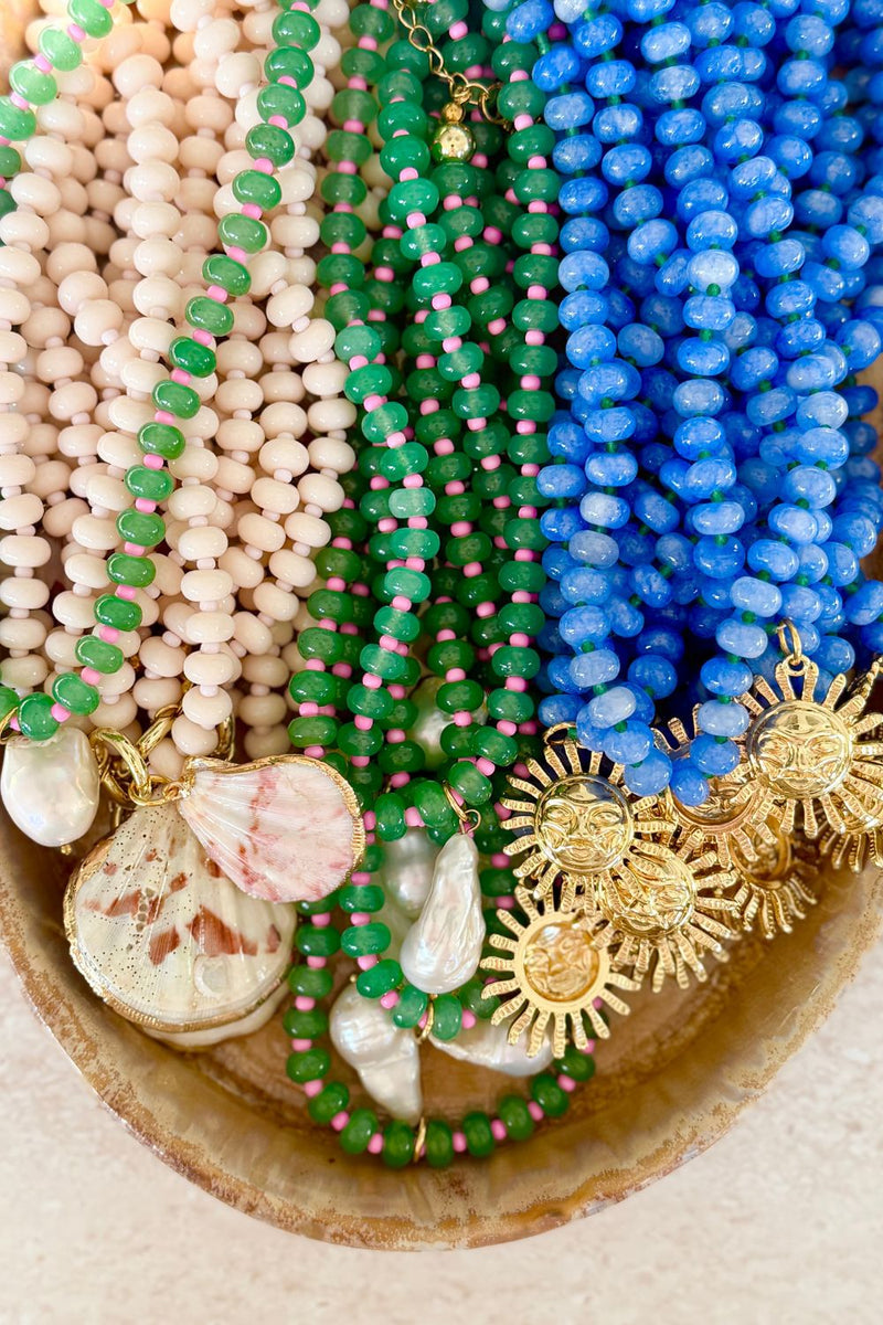 Pistachio Pearl Necklace