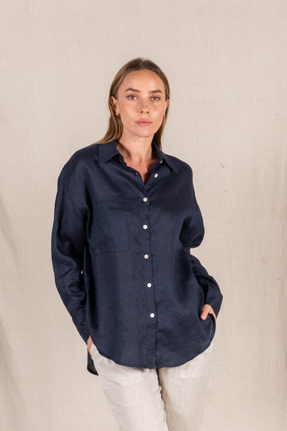 Millie Shirt - Navy