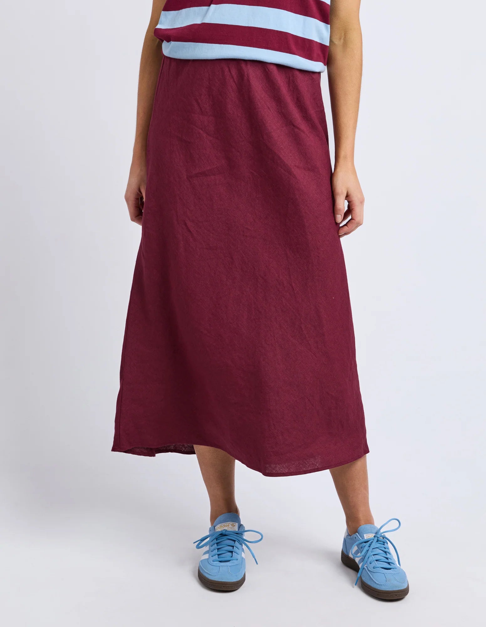 Eleni Skirt -Plum