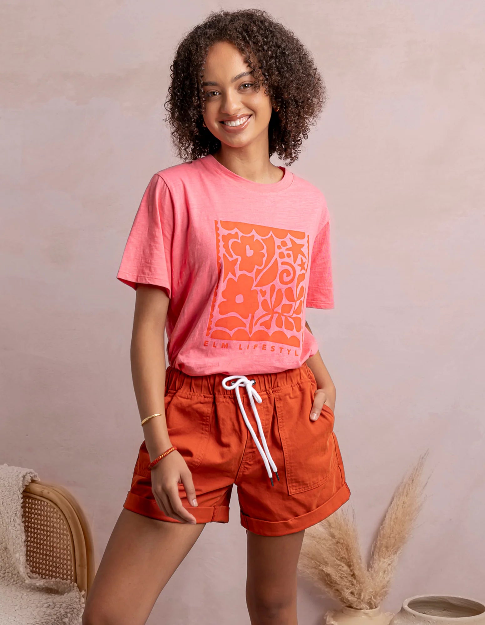 Winona Tee - Pink Lemonade