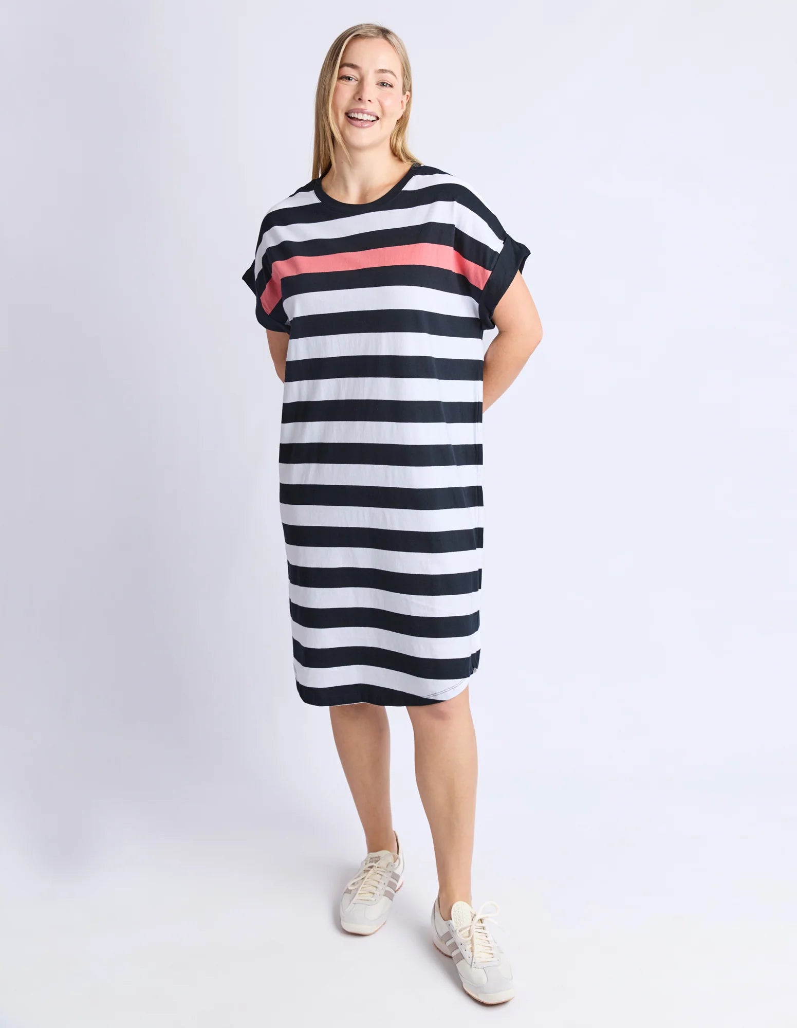 Mckinley Dress - Black And White Stripe