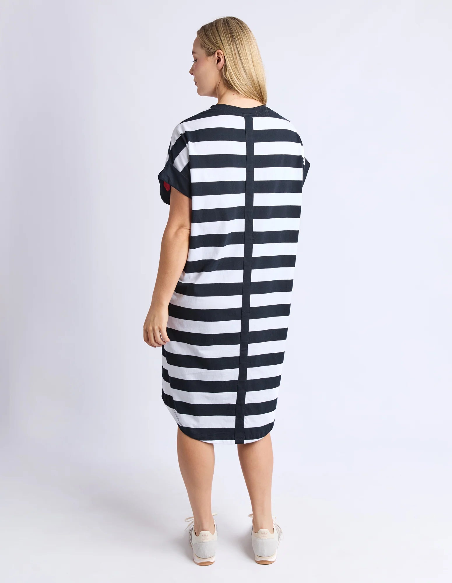 Mckinley Dress - Black And White Stripe