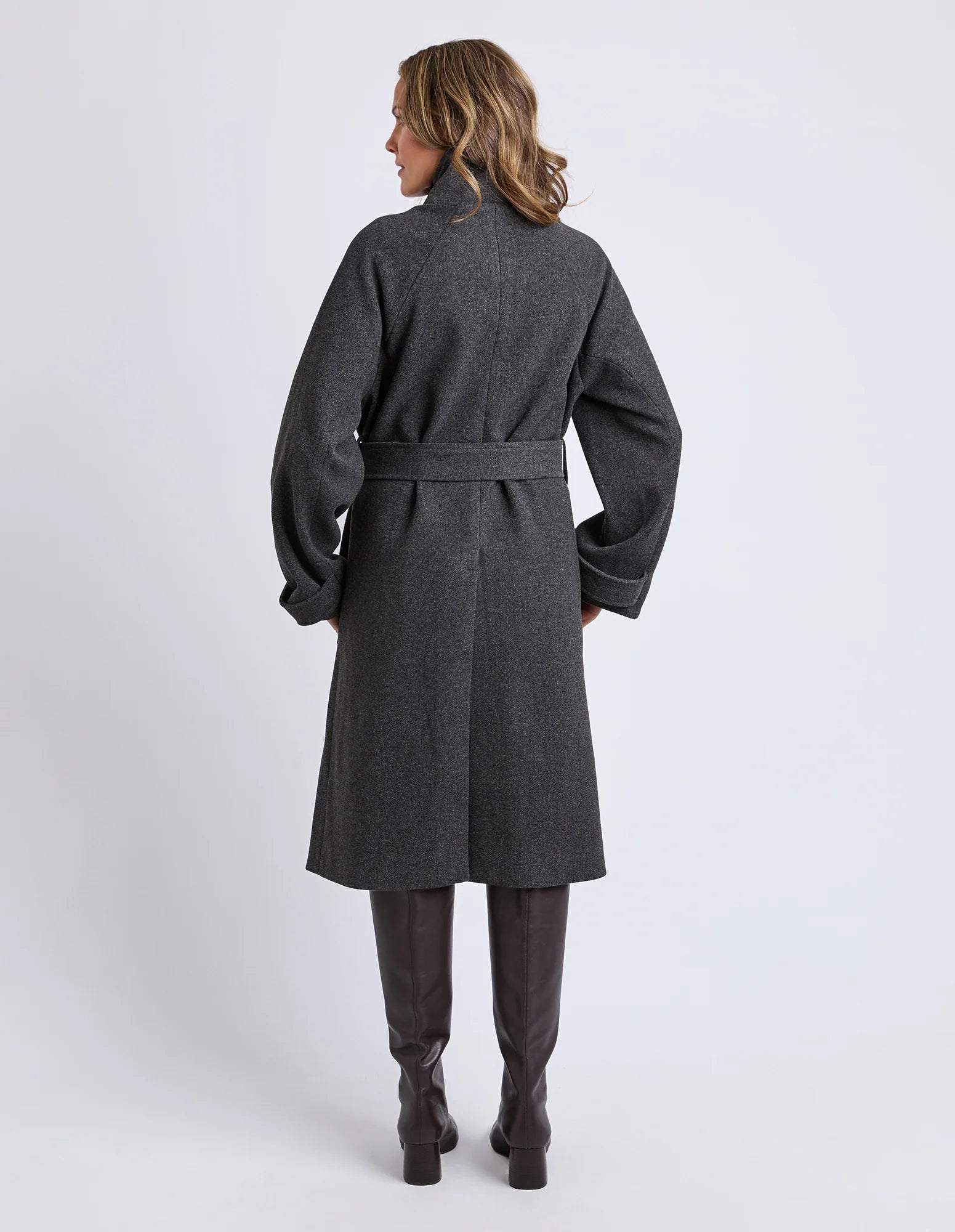 Caroline Coat - Grey Marle