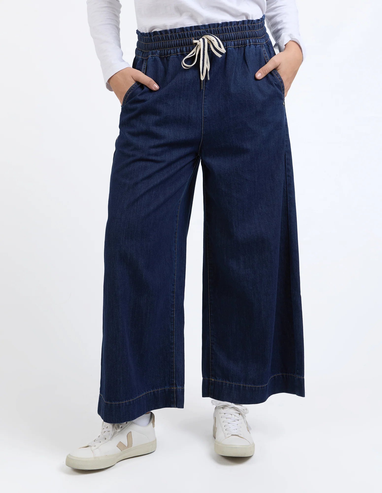 Greta Slim Leg Denim Pant - Dark Wash