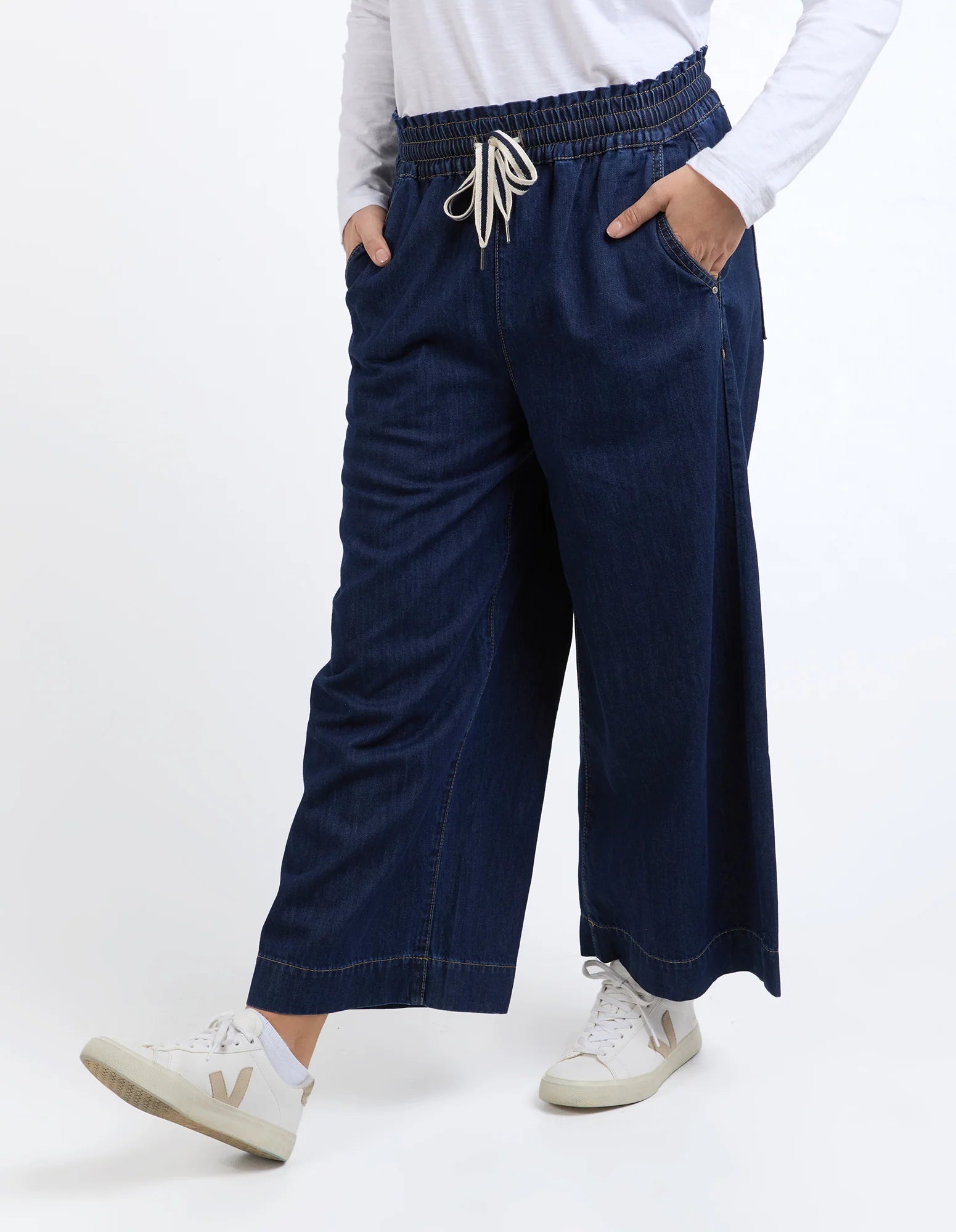 Greta Slim Leg Denim Pant - Dark Wash