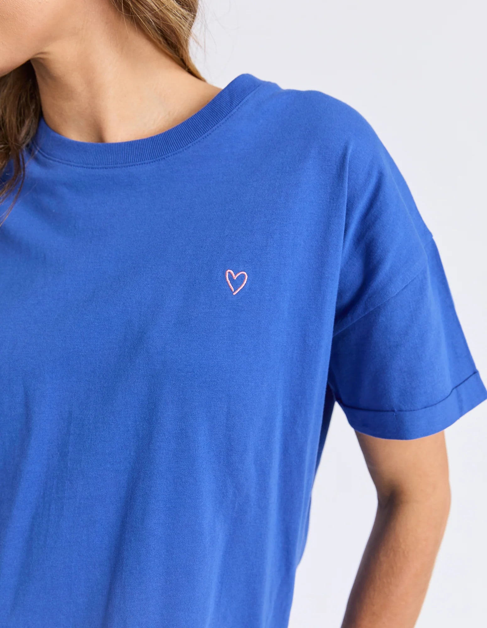 Halli Short Sleeve Tee - French Blue